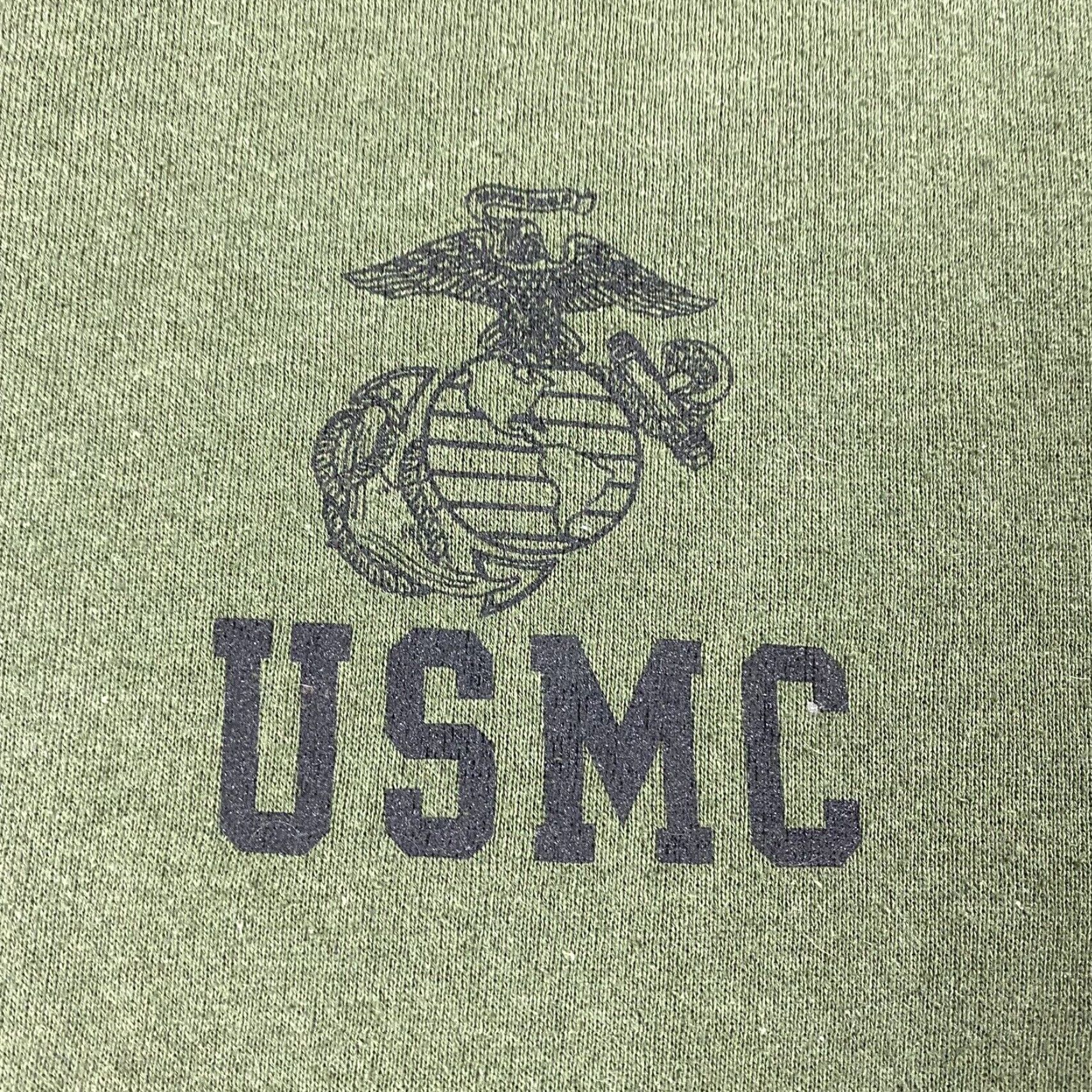 Vintage VTG US TEXTILES US MARINES PT OD GREEN SWEATSHIRT CREWNECK 50/50 USA MADE MEDIUM HOPPER GREEN MARINES PT MILITARY Mens Size US M / EU 48-50 / 2 - 2 Thumbnail