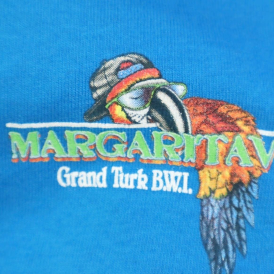 Vintage Margaritaville Jimmy Buffett Solid T-Shirt Blue Men's L Size US L / EU 52-54 / 3 - 6 Thumbnail