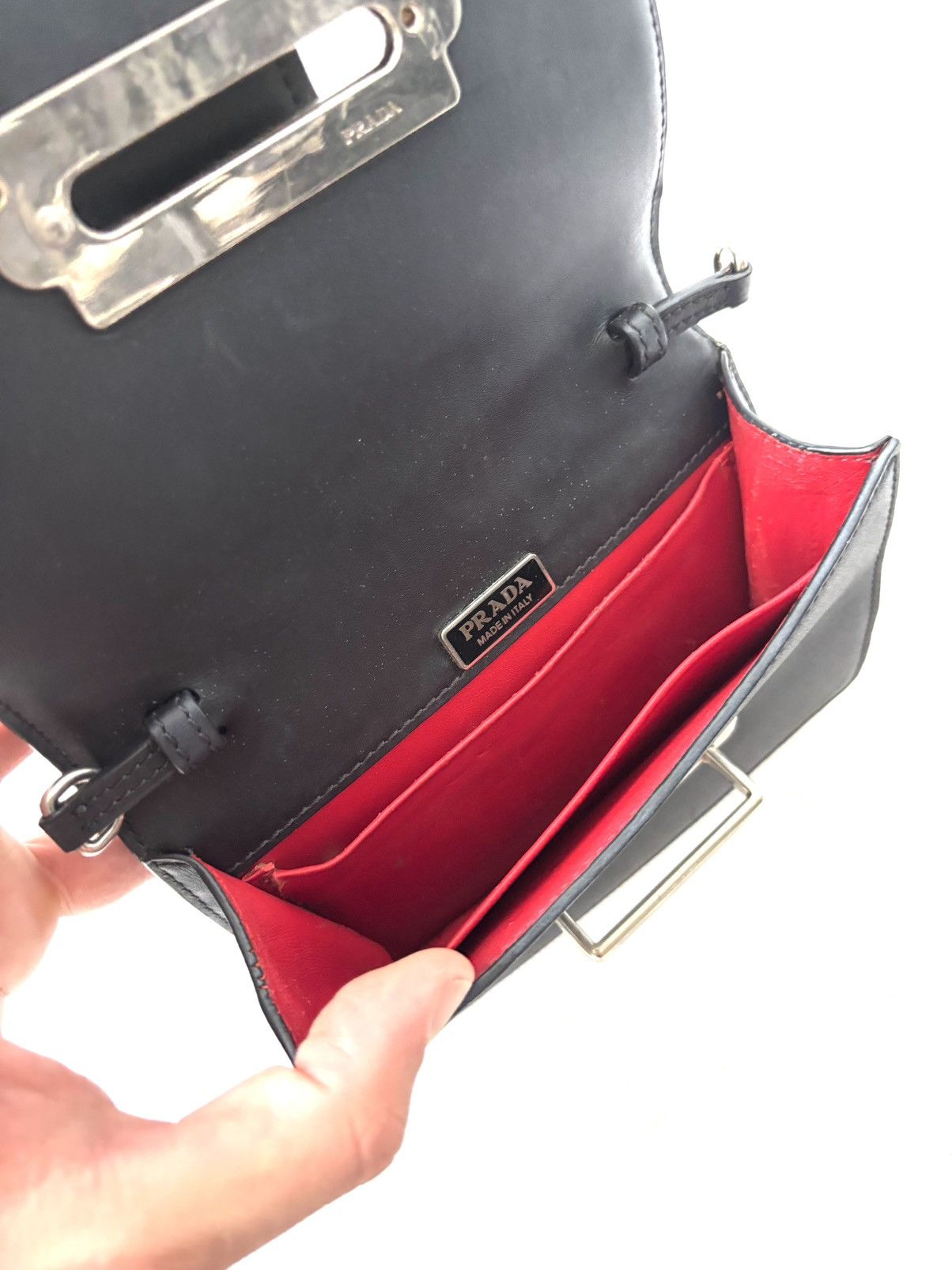 Prada Prada Leather Mini Bag Size ONE SIZE - 5 Thumbnail