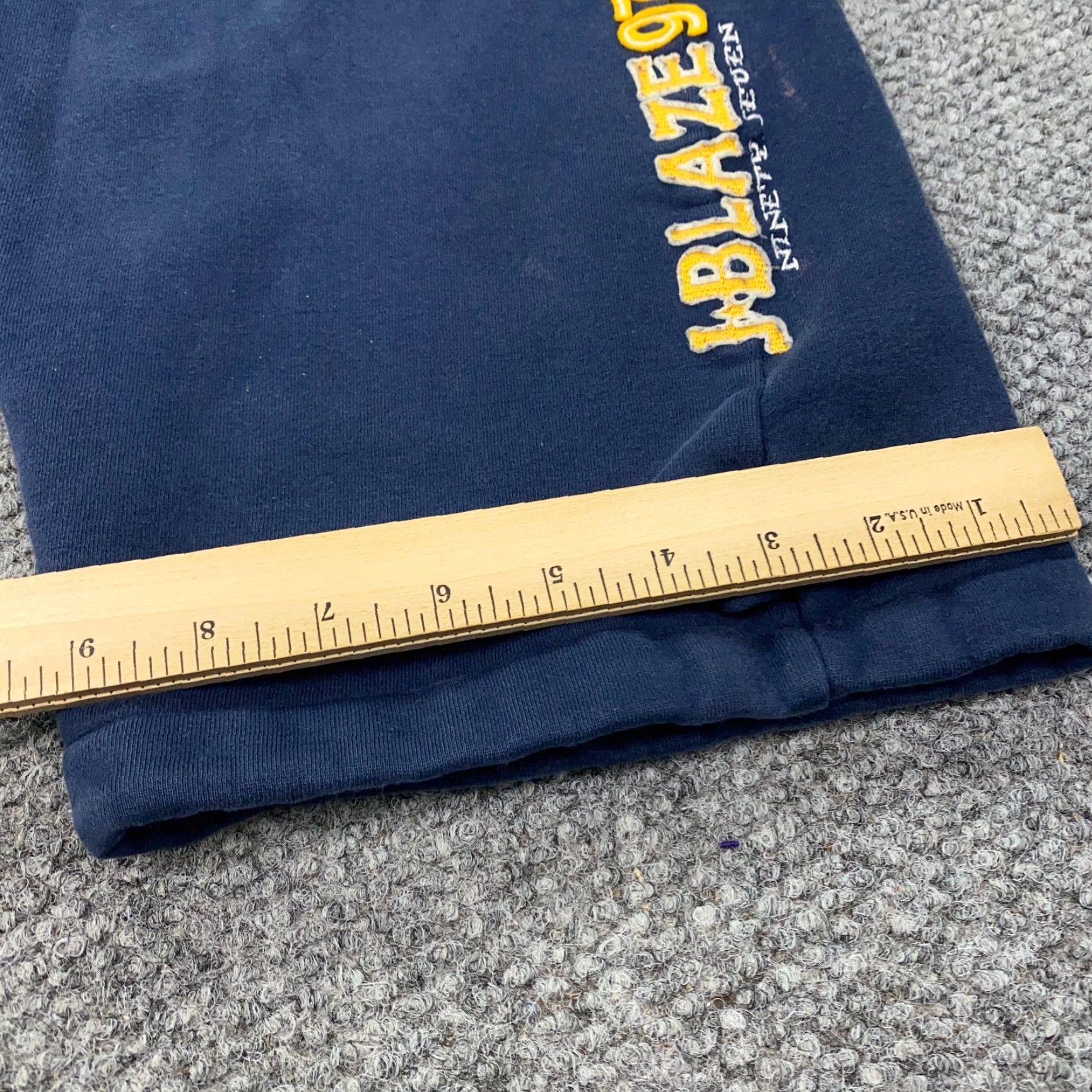 Vintage VTG Johnny Blaze Sweatpants Mens XXL Blue Heavy Hip Hop Streetwear Y2K Size US 39 - 6 Thumbnail