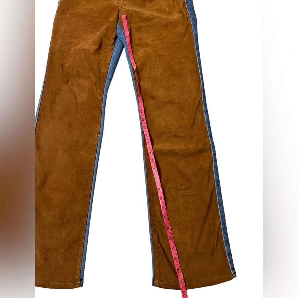 Designer Good American l Icon Suede Mixing Jeans 28/8 Size 28" / US 6 / IT 42 - 5 Thumbnail