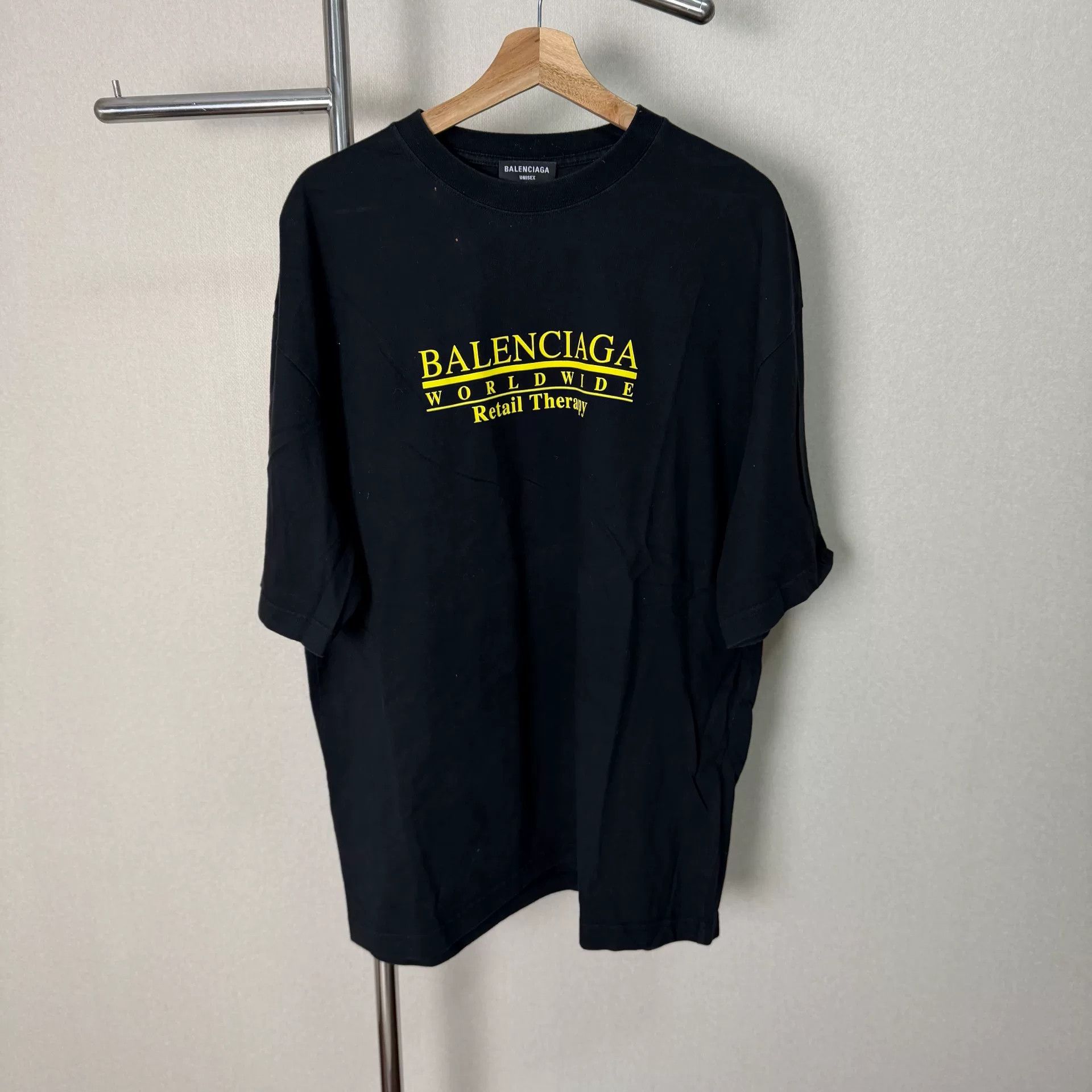 Balenciaga Balenciaga FW21 Logo Print T-Shirt Size US L / EU 52-54 / 3 - 1 Thumbnail