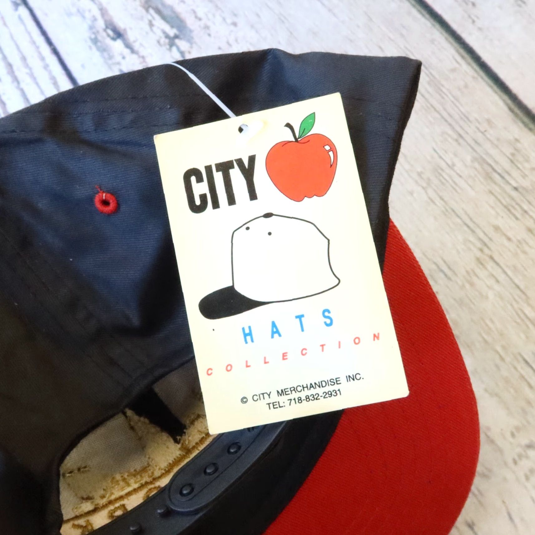 Vintage Vintage New York City Skyline Snapback Hat Cap Men One Size Black Size ONE SIZE - 8 Thumbnail