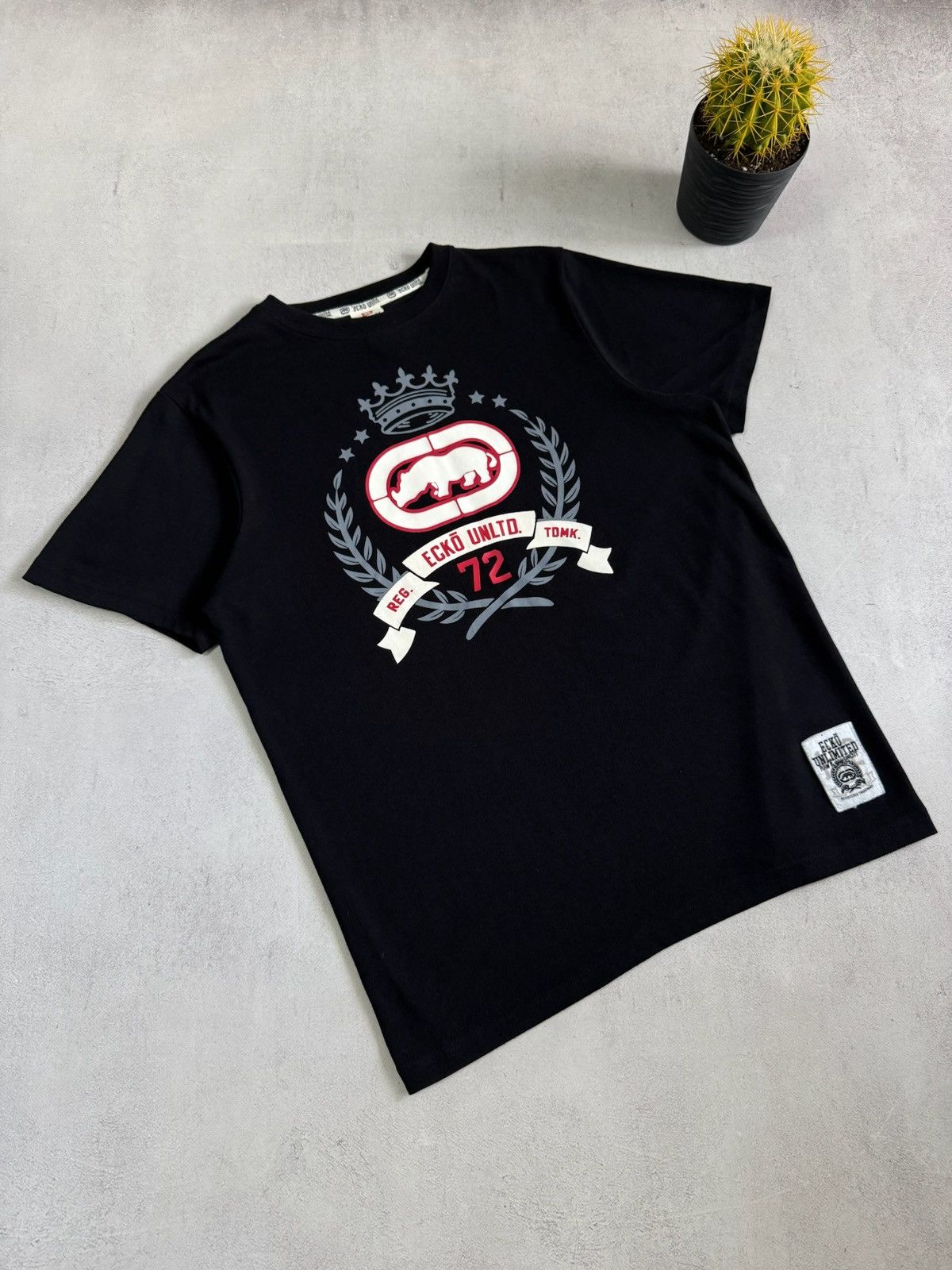 Ecko Unltd. Ecko Unltd T Shirt Big Logo Black Baggy Mens M Size 90s Y2K Size US M / EU 48-50 / 2 - 2 Thumbnail
