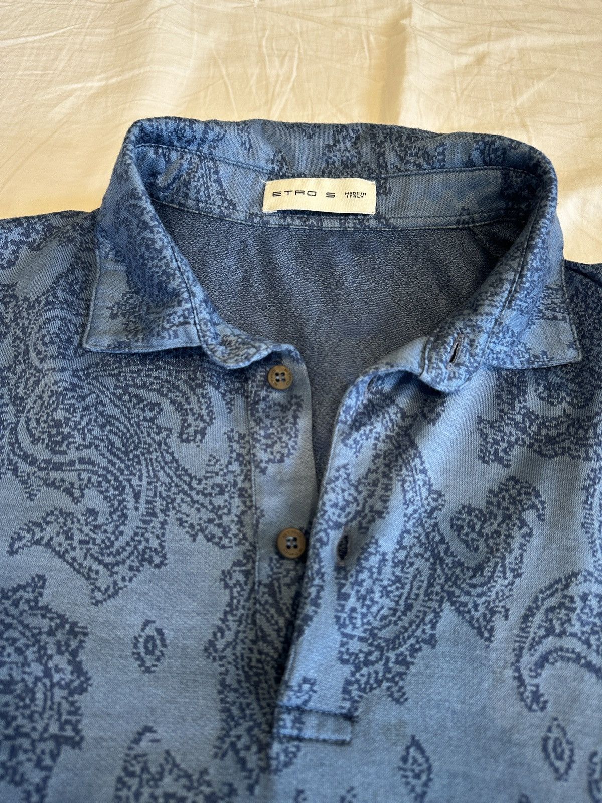 Etro Etro Paisley Polo Size US S / EU 44-46 / 1 - 3 Thumbnail