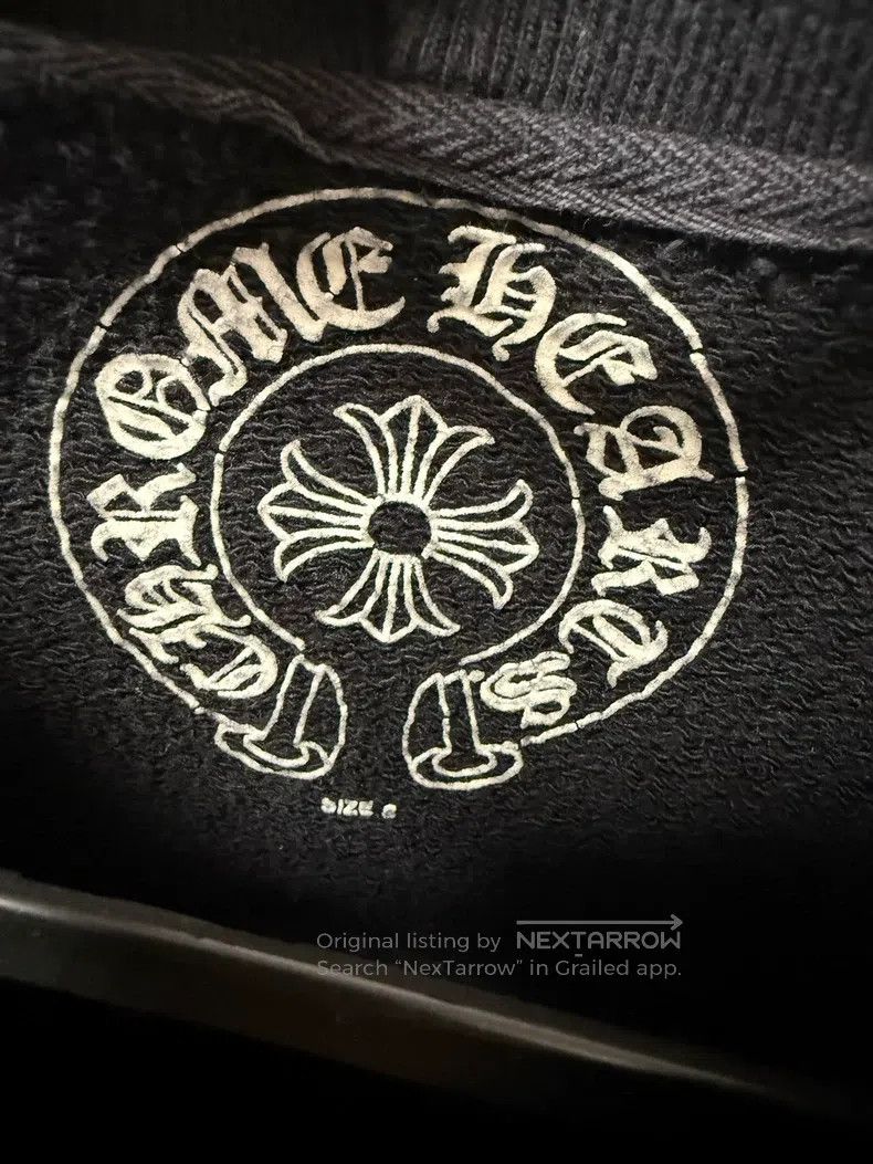 Chrome Hearts CHROME HEARTS Size S Black short-sleeved sweater Size US S / EU 44-46 / 1 - 7 Thumbnail