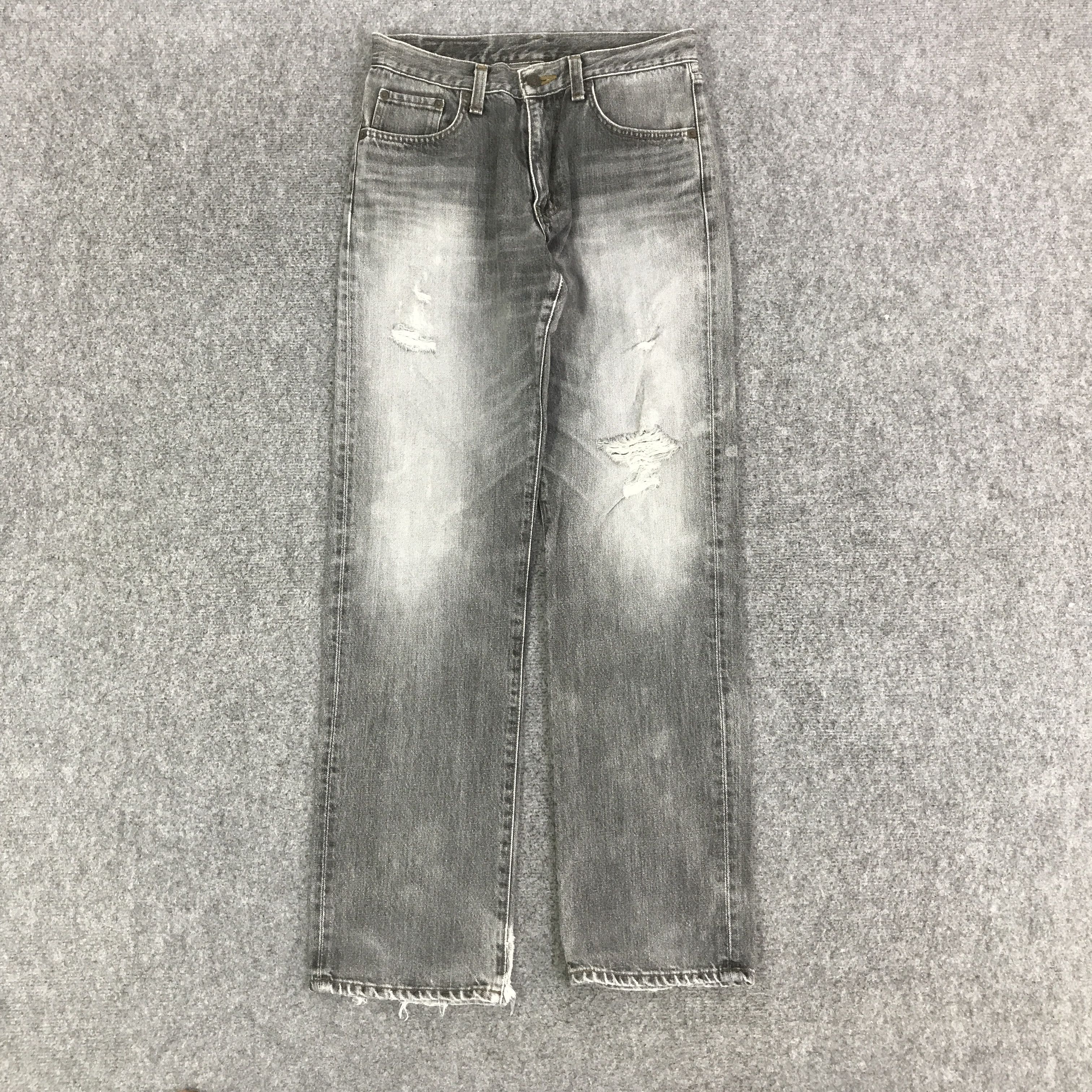 Edwin EDWIN BLACK FADED DENIM LIGHT PANTS K74B16 Size US 30 / EU 46 - 1 Thumbnail