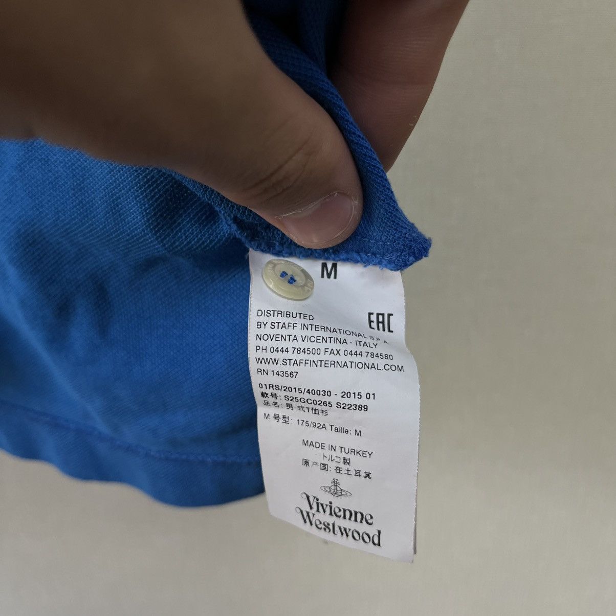 Vivienne Westwood Vivienne Westwood Polo T-Shirt Rare Retro Hype Y2K Size US M / EU 48-50 / 2 - 5 Thumbnail