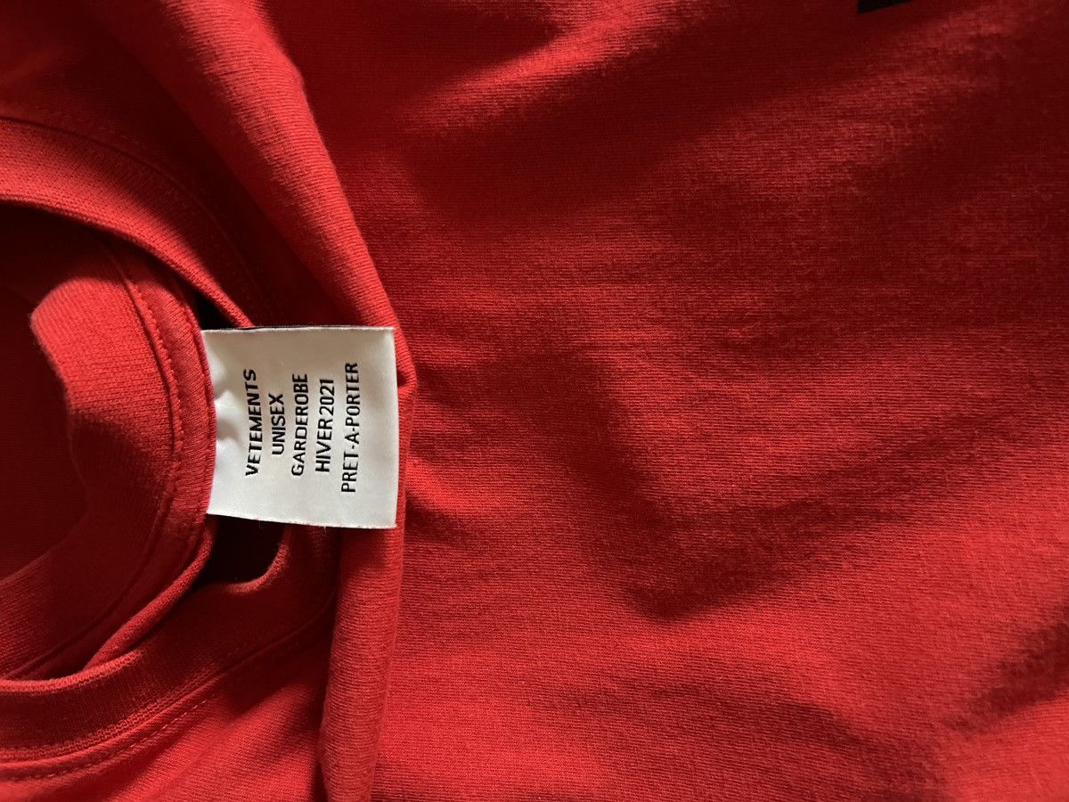 Vetements Vetements logo tee Size US XL / EU 56 / 4 - 3 Thumbnail