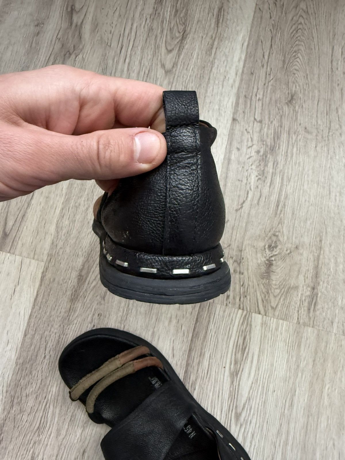 A.S.98 A.S.98 Avant-Garde Leather Sandals EU36 (US6) Made in Italy Size US 6 / IT 36 - 16 Thumbnail