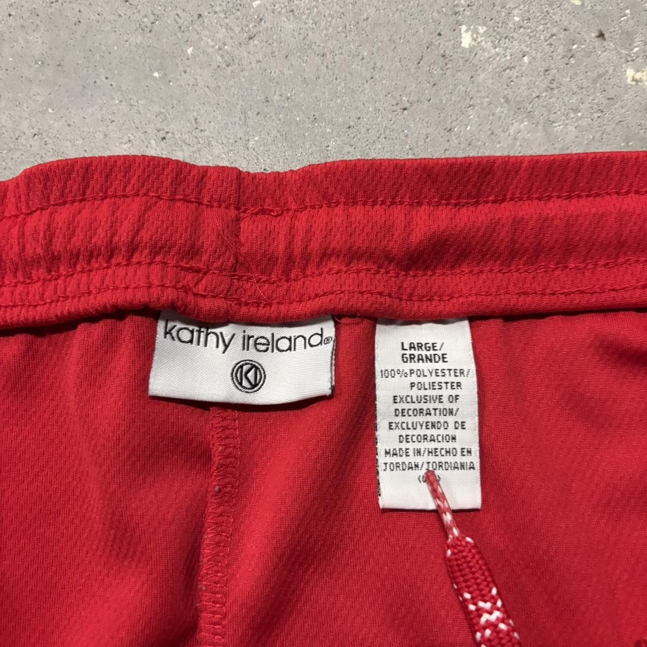 Japanese Brand × Vintage Crazy Vintage Y2K/2000s Red Striped Streetwear Track Pants! Size US 34 / EU 50 - 5 Thumbnail