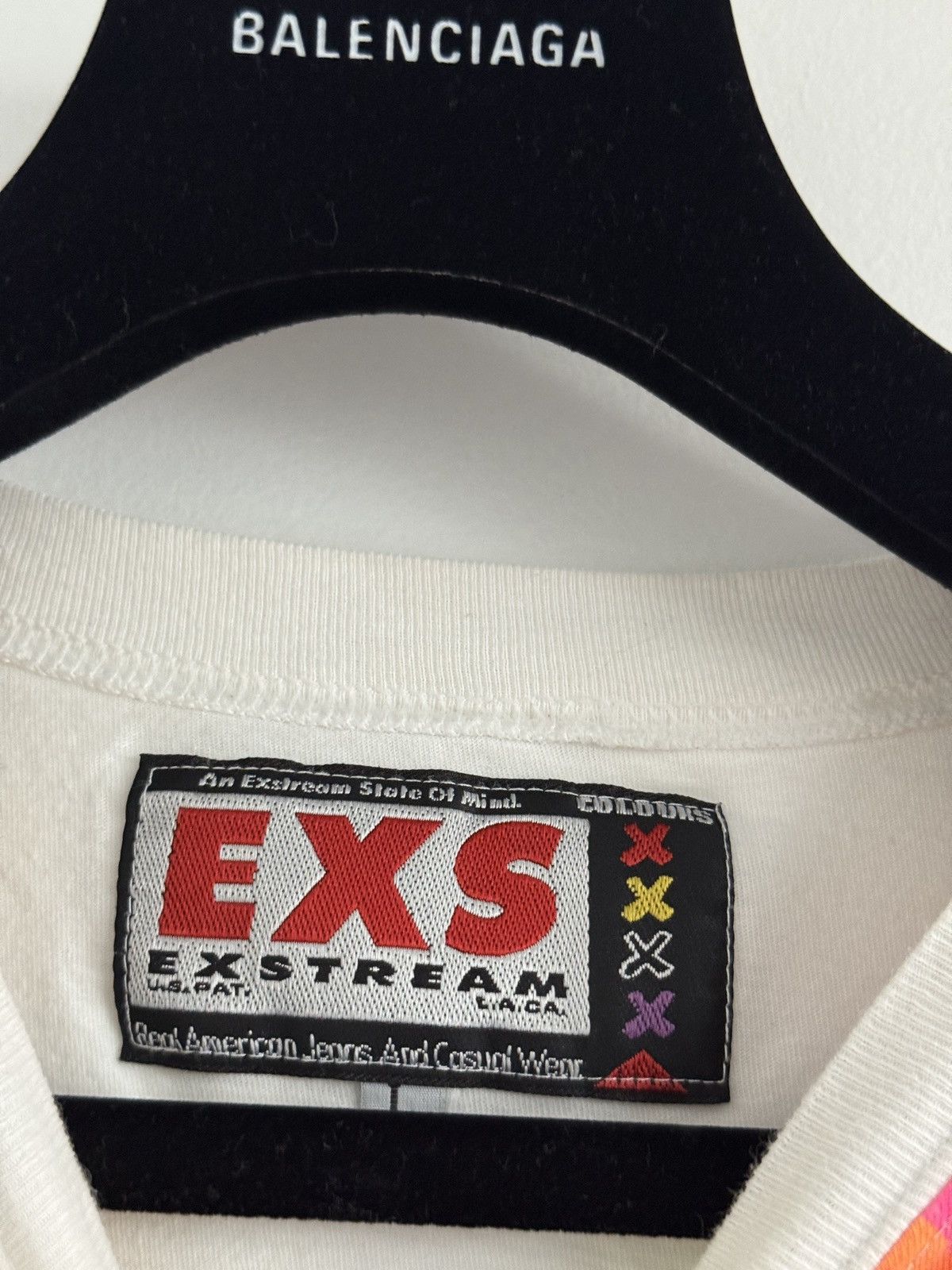 Vintage *RARE* EXS VINTAGE 80s LA CALIFORNIA EXSTREAM SKATE DENIM Size US L / EU 52-54 / 3 - 6 Thumbnail