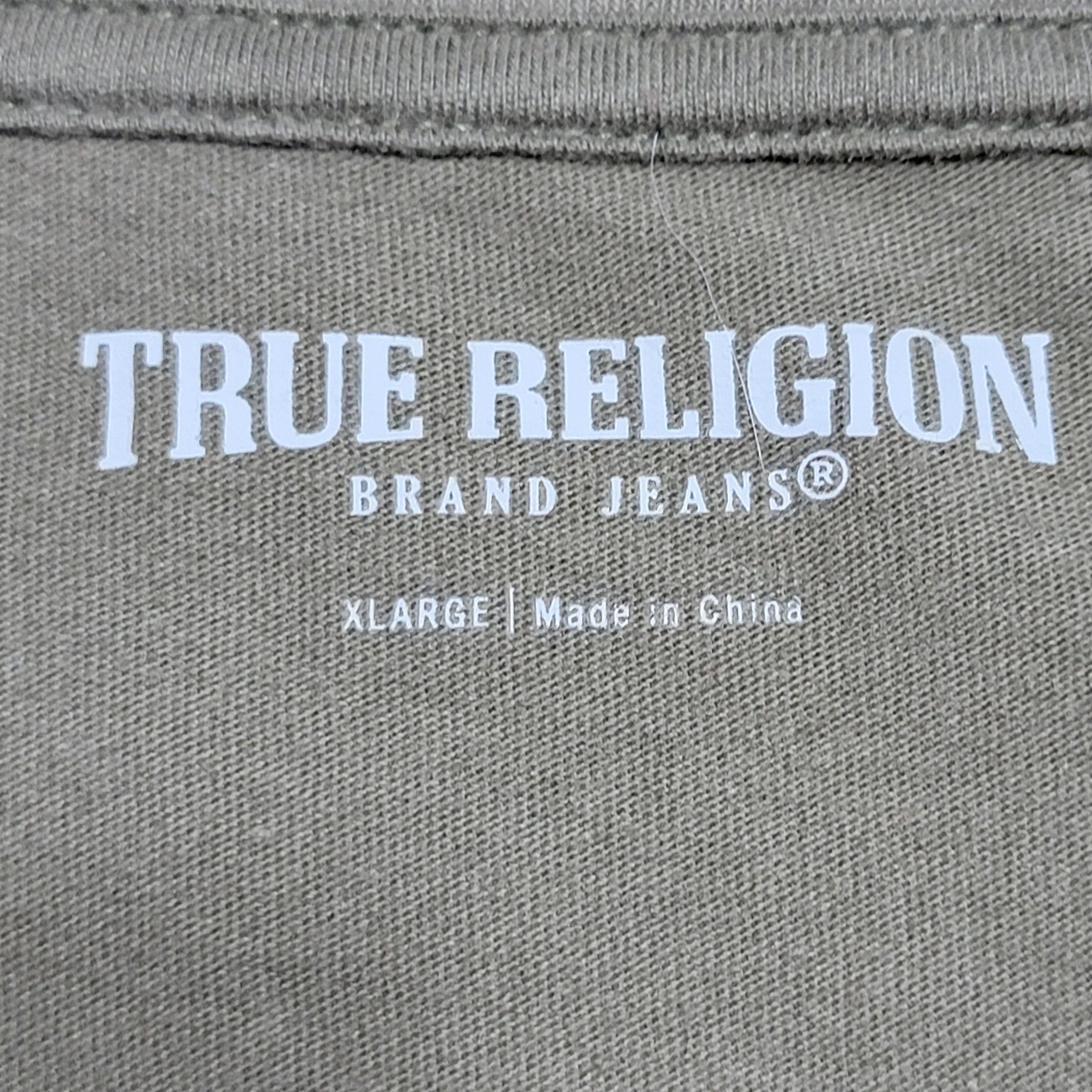True Religion True Religion SS Unisex Tee Embroidered Logo - Size XL* Size XL / US 12-14 / IT 48-50 - 4 Thumbnail