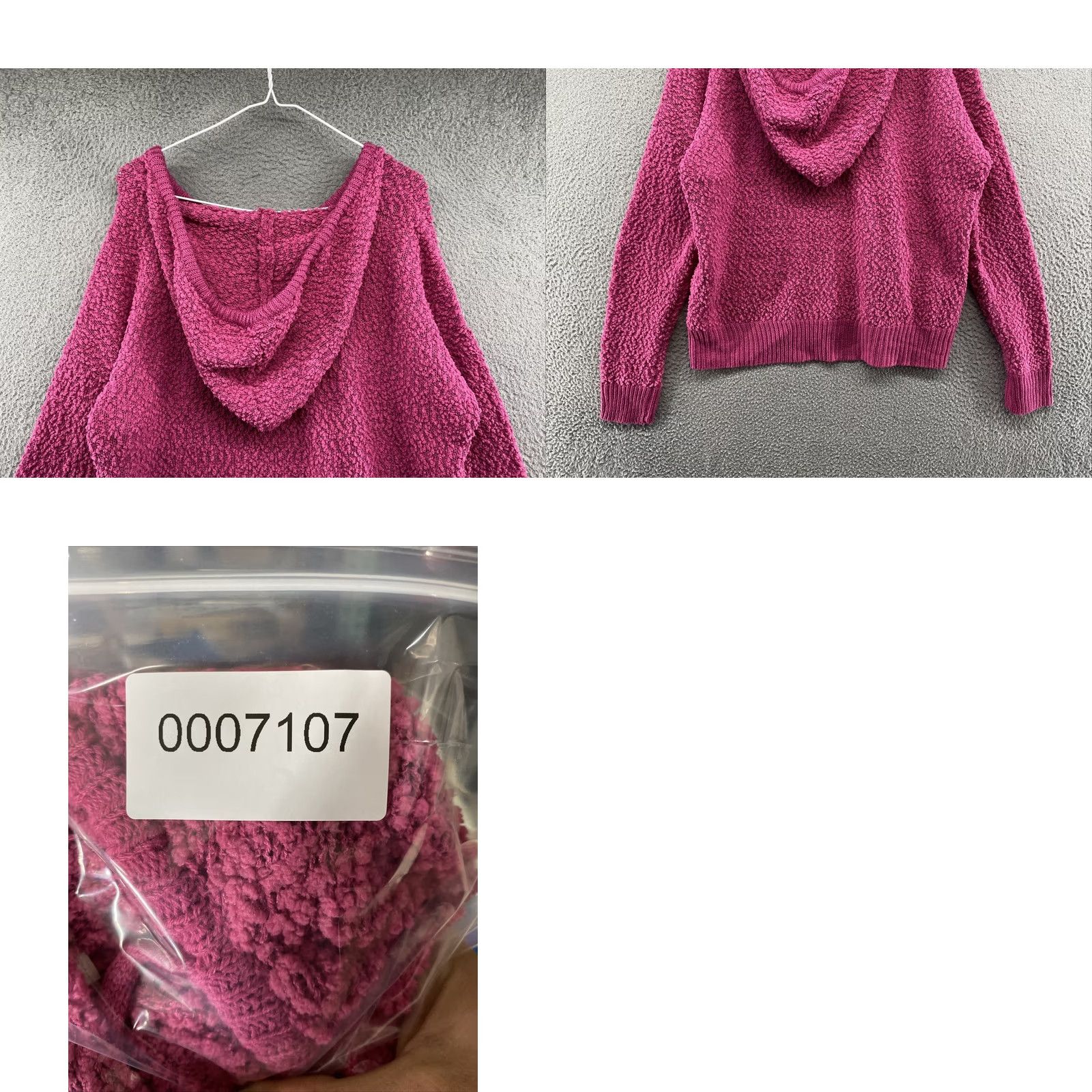 Vintage Maurices Hoodie Sweater Pink Women's L Knit Long Sleeve V-Neck Pullover Casual Size L / US 10 / IT 46 - 8 Thumbnail