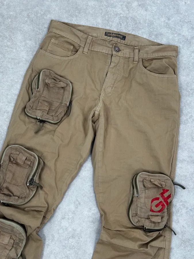 Gianfranco Ferre Gianfranco Ferré Beige Multi-Pockets Cargo Pants Size US 30 / EU 46 - 6 Thumbnail