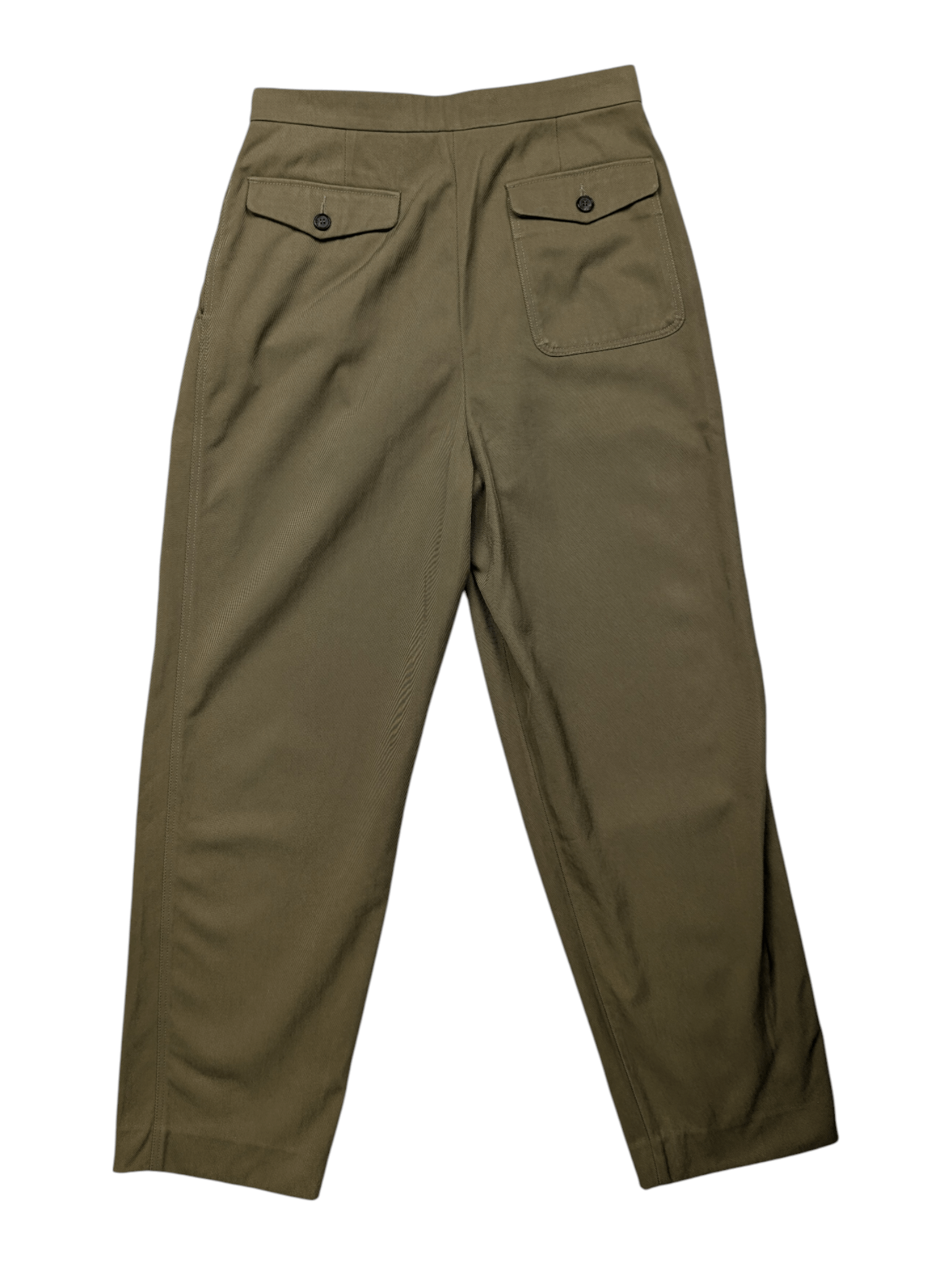 Golden Goose Golden Goose Khaki Pleated Pants Size 26" / US 2 / IT 38 - 2 Thumbnail