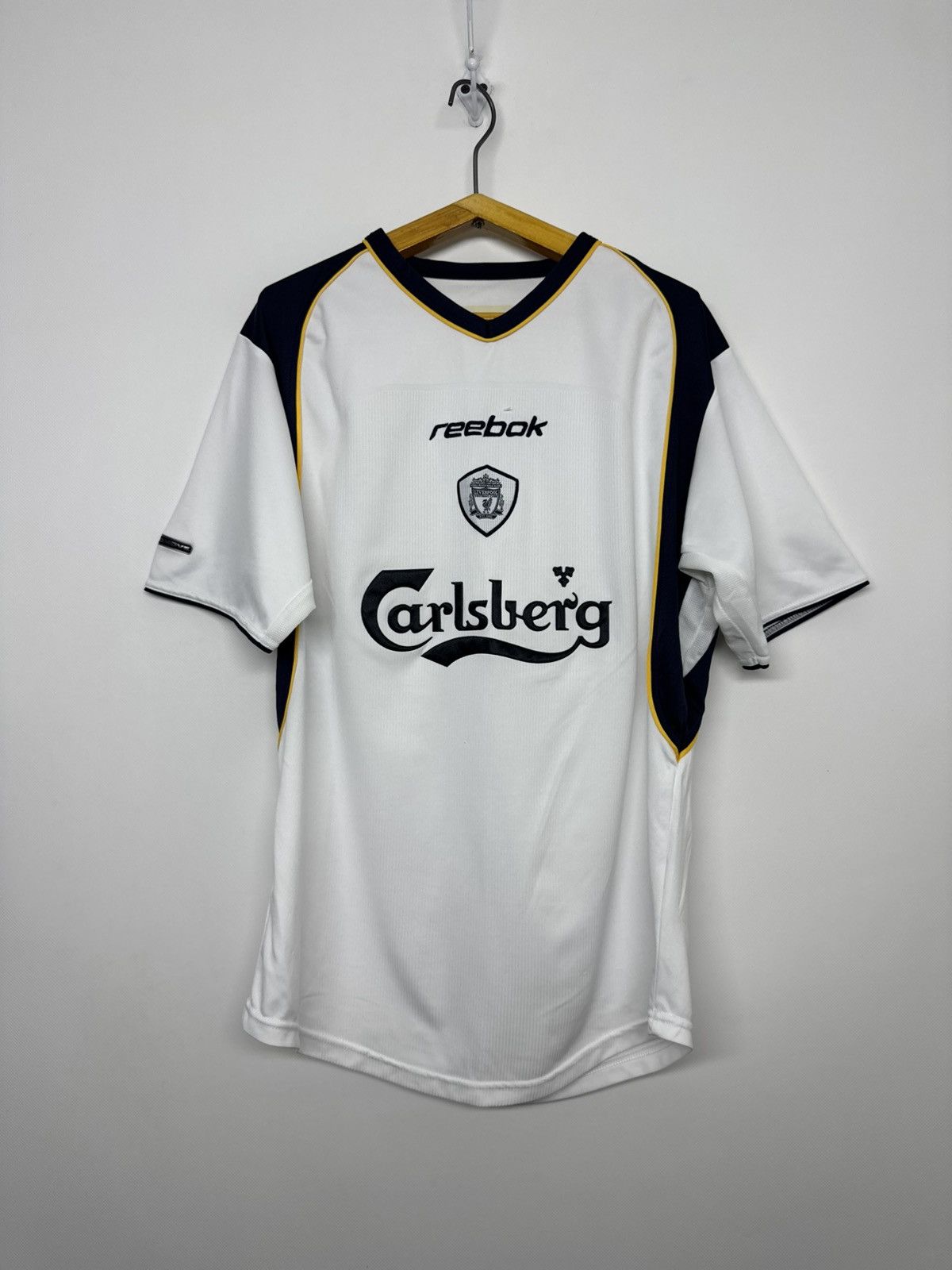 Reebok Vintage Liverpool Away football shirt 2001 Reebok Jersey Size US M / EU 48-50 / 2 - 2 Thumbnail