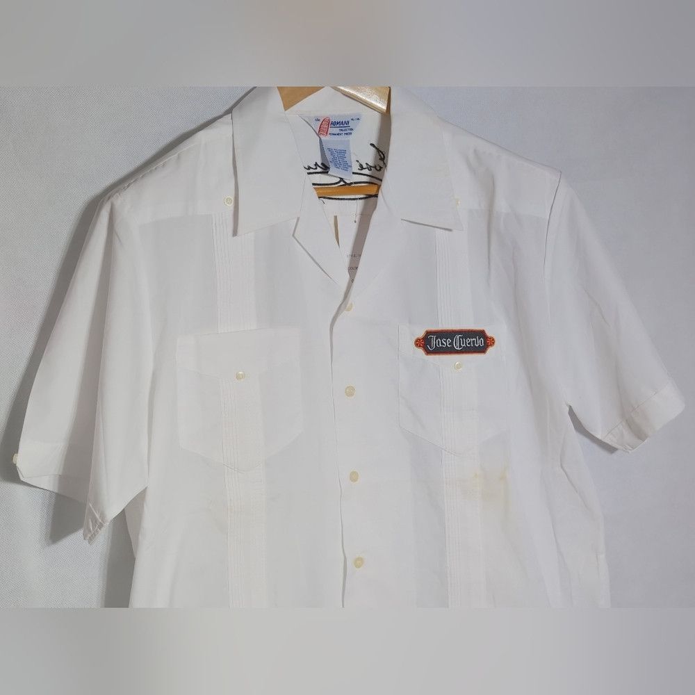 Other 1970s Jose Cuervo Romani Collection NWT Guaybera XL White M Size US XL / EU 56 / 4 - 4 Thumbnail