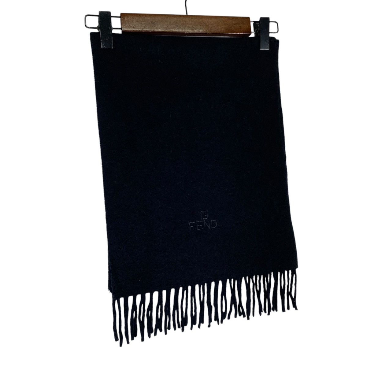 Fendi × Vintage Vintage Fendi Zucca Logo Made In Italy Scarf Muffler Size ONE SIZE - 3 Thumbnail
