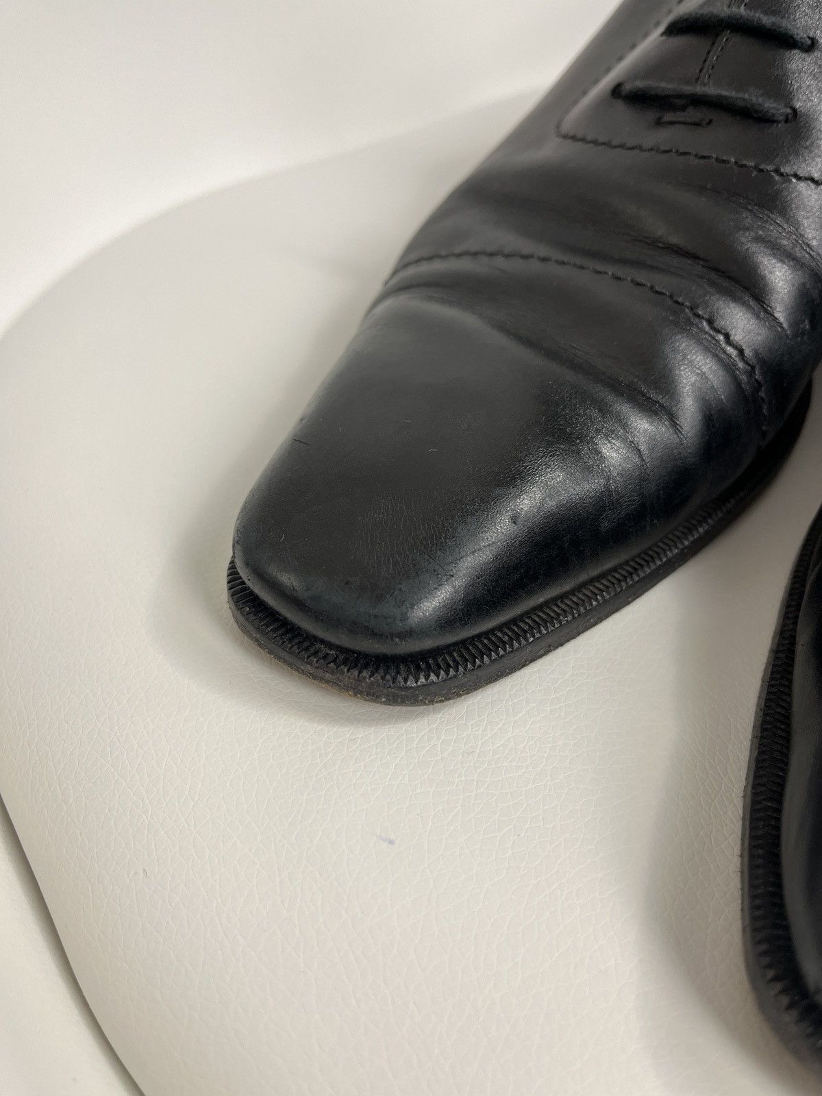 Gucci × Vintage Gucci Leather Oxford Dress Lace-Up Shoes Cap Toe Derby US 10 Size US 10 / EU 43 - 6 Thumbnail