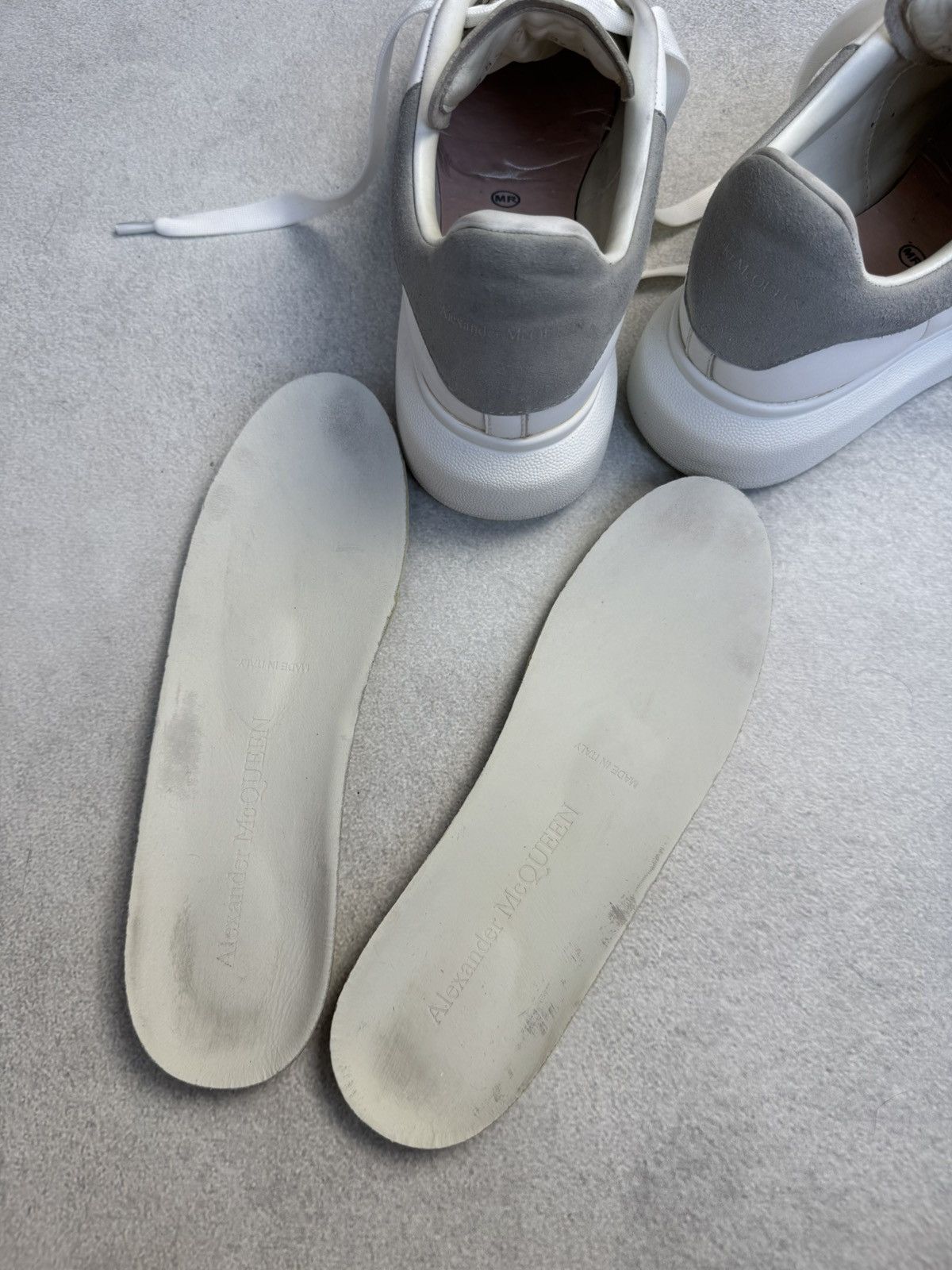 Alexander McQueen Alexander McQueen Oversized Leather Sneakers White size37 Size US 6.5 / IT 36.5 - 15 Thumbnail