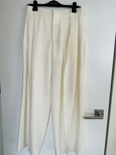 Louis Vuitton green Cotton Velour Wide-Leg Trousers