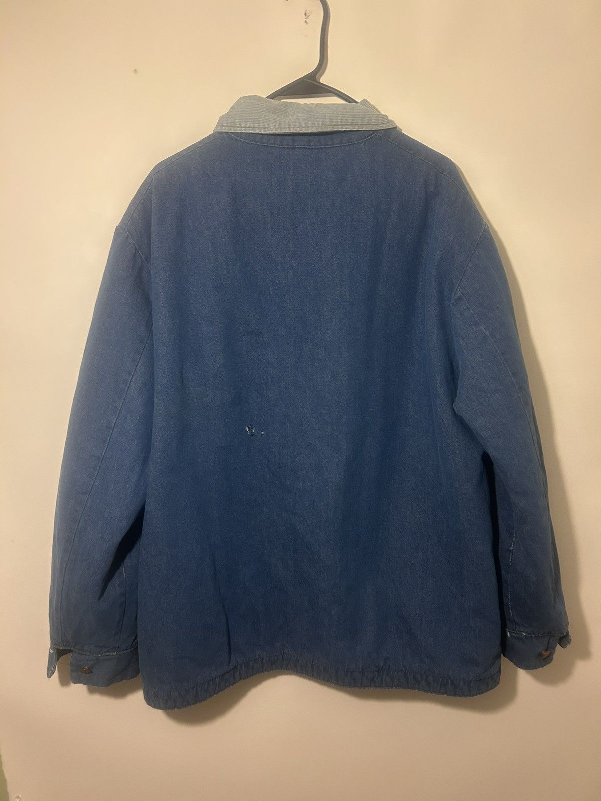 Wrangler Vintage 70s-80s Wrangler Denim Barn Coat Blanket Lined XL 46 Size US XL / EU 56 / 4 - 8 Thumbnail