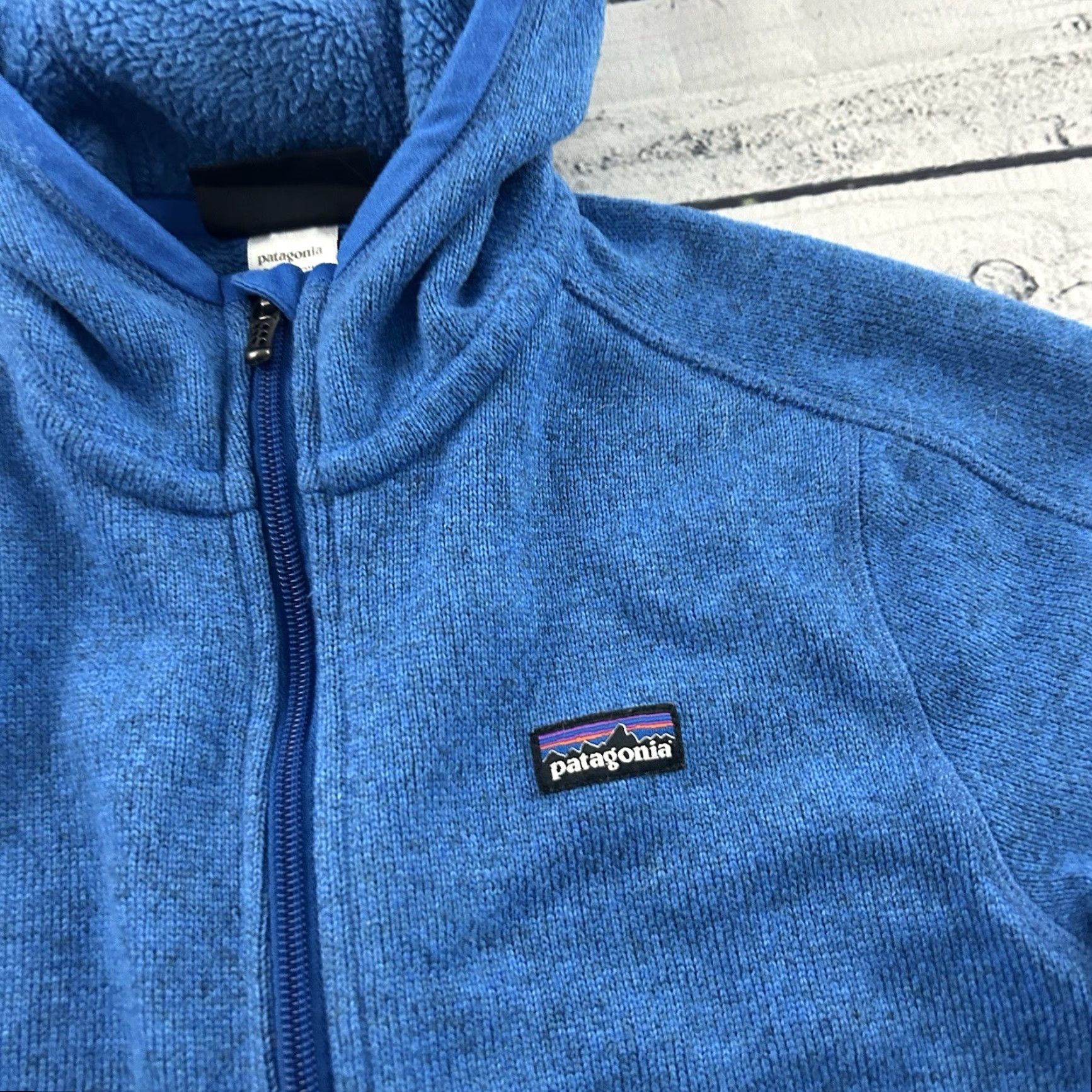 Patagonia VINTAGE Patagonia Better Sweater Full Zip Hoody Jacket Women XS Blue Lined Fleece Size XS / US 0-2 / IT 36-38 - 2 Thumbnail