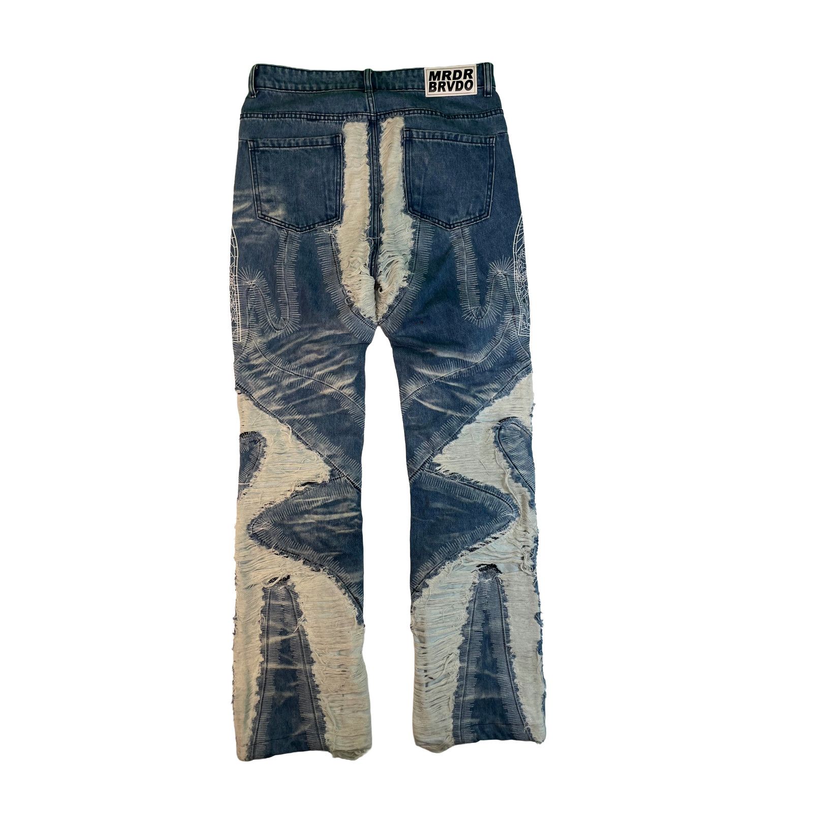 Who Decides War WDW Patch Blue Jeans Size US 32 / EU 48 - 2 Thumbnail