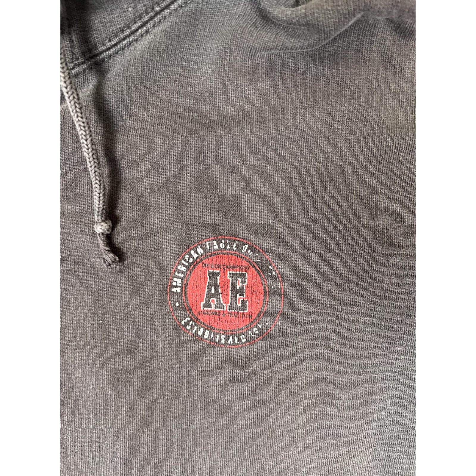 American Eagle Outfitters VINTAGE American Eagle Outfitters Hoodie Mens 2XL Brown Full Zip Hooded Pockets Zipper Logo Sweatshirt Size US XXL / EU 58 / 5 - 2 Thumbnail