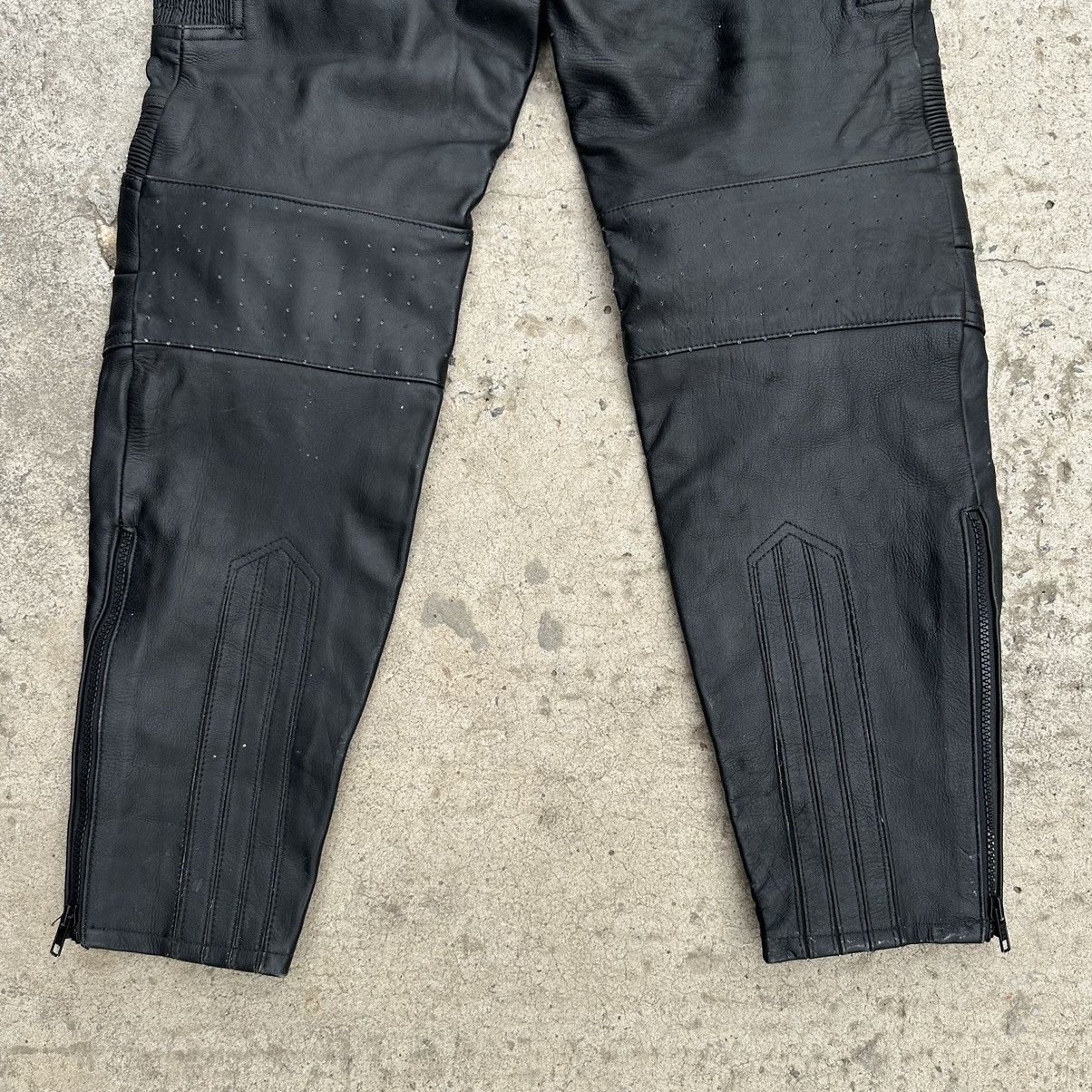 Leather × Vintage Vintage Moto Leather Pants Size 56 Y2K Style USA 00s Size US 40 / EU 56 - 10 Thumbnail