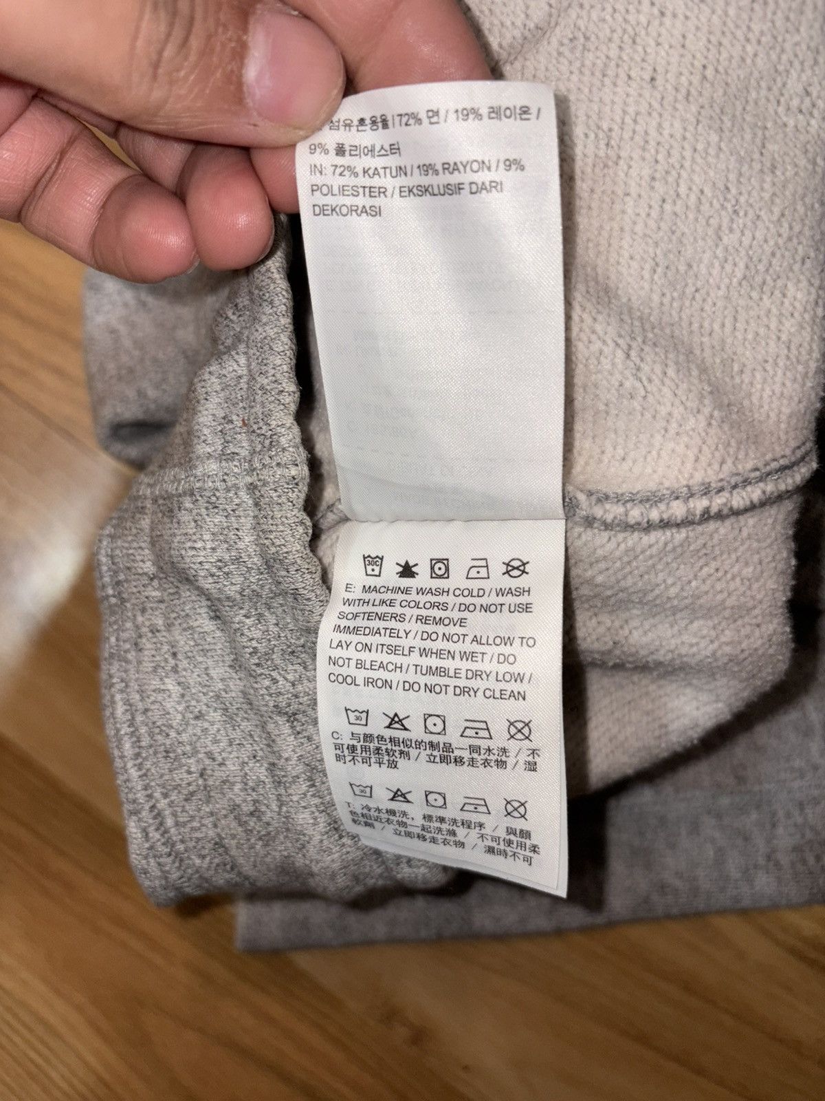 Jordan Brand Air Jordan Flight Fleece Sweatpants Grey XXL 2018 Vtg Style Size US 37 - 10 Thumbnail