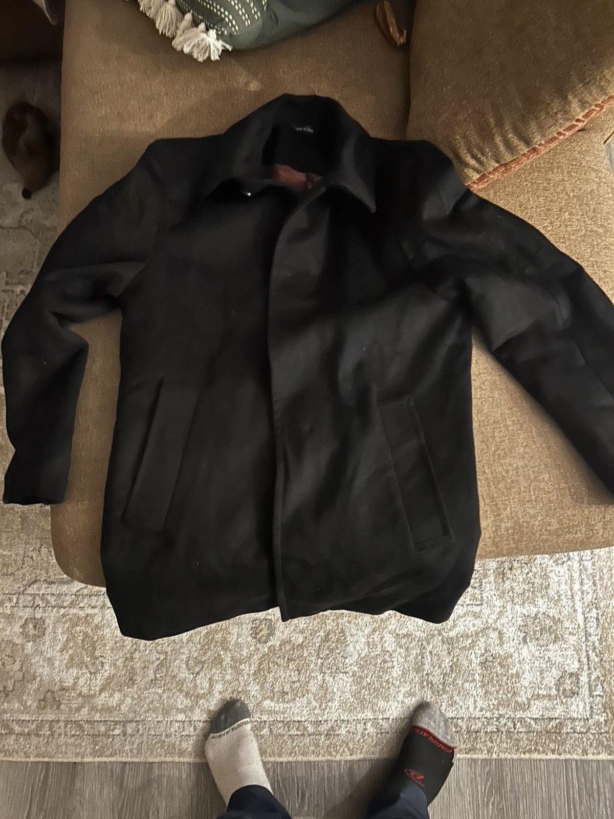 Jean Paul Gaultier Jean Paul Germain Top Coat with Red lining Size 42R - 1 Thumbnail