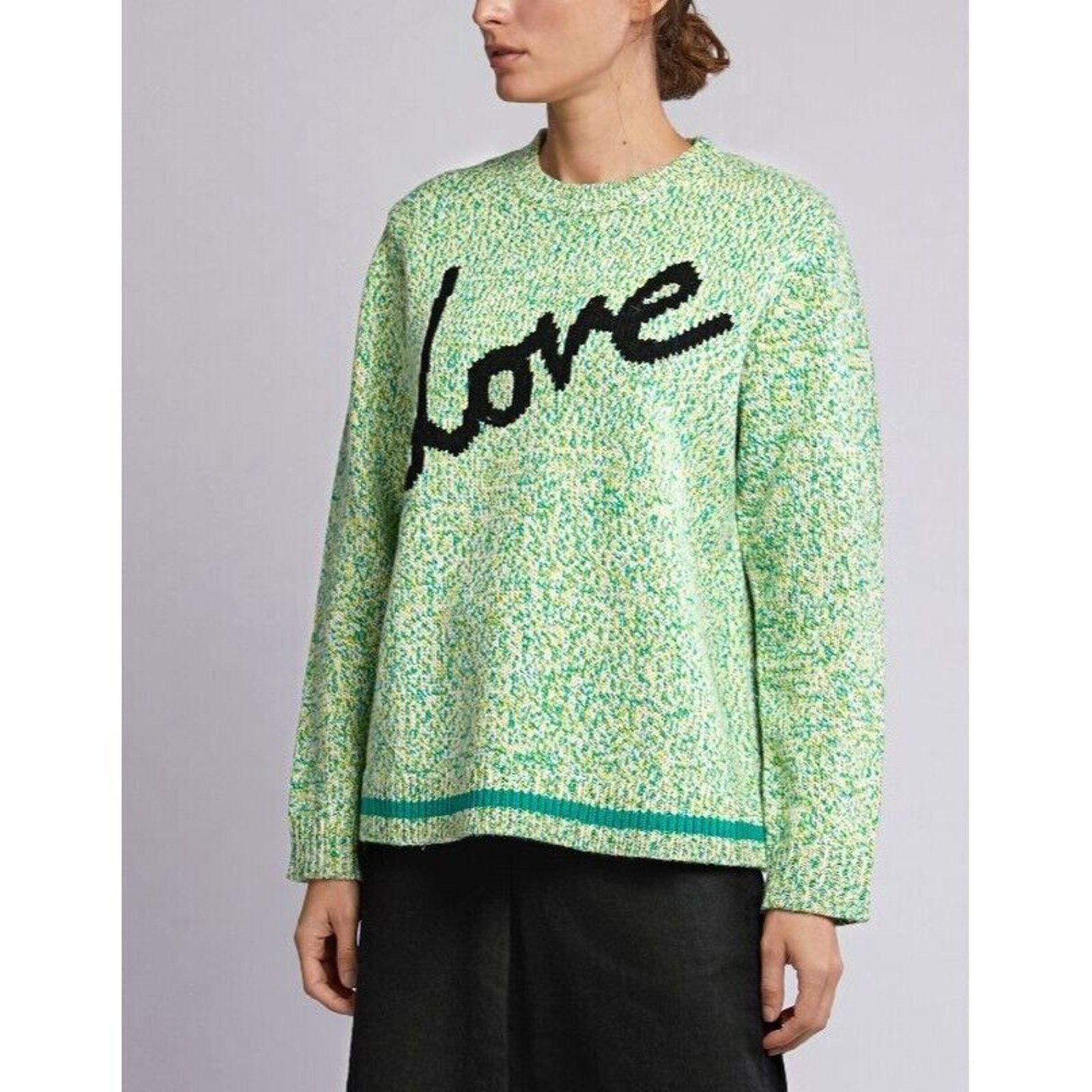 CHINTI & PARKER Chinti & Parker Womens Wool "Love" Pullover Sweater L Preppy Size L / US 10 / IT 46 - 1 Thumbnail