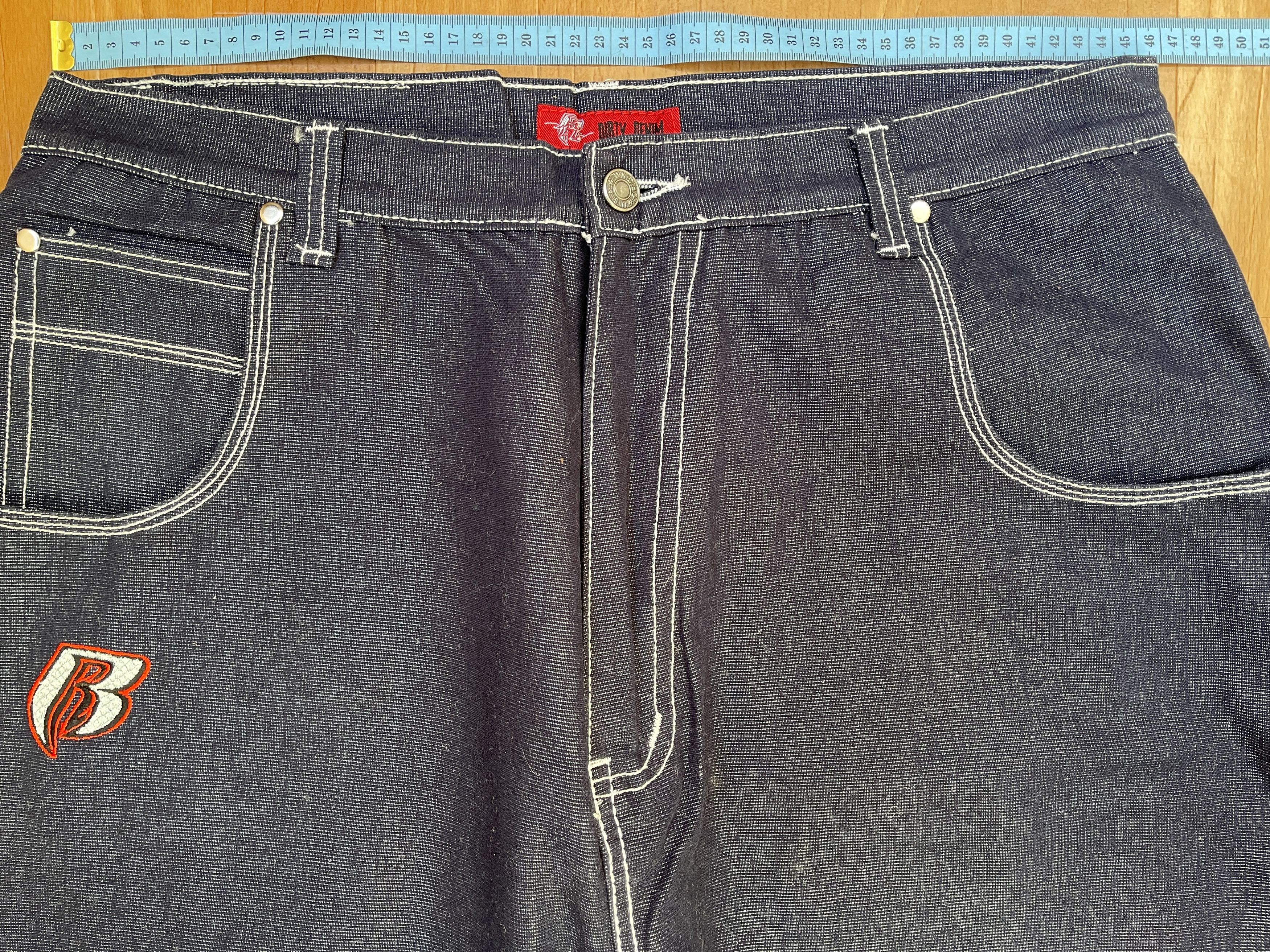 Ruff Ryders Ruff Ryders jeans, vintage baggy jeans 90s hip hop skater 34 Size US 34 / EU 50 - 9 Thumbnail