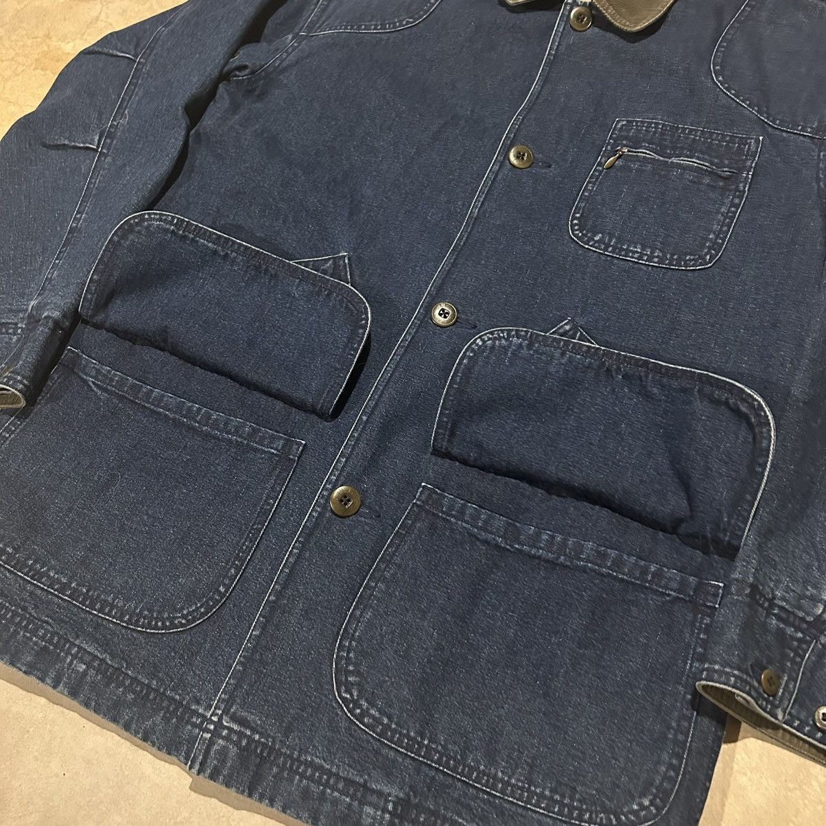 Carhartt Crazy Vintage LL Bean Denim Chore Hunting Jacket Rare Size US M / EU 48-50 / 2 - 4 Thumbnail