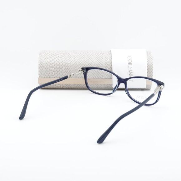 Jimmy Choo Jimmy Choo JC273 0JOO 00 Eyeglasses Blue Glitter 53mm Size ONE SIZE - 10 Thumbnail