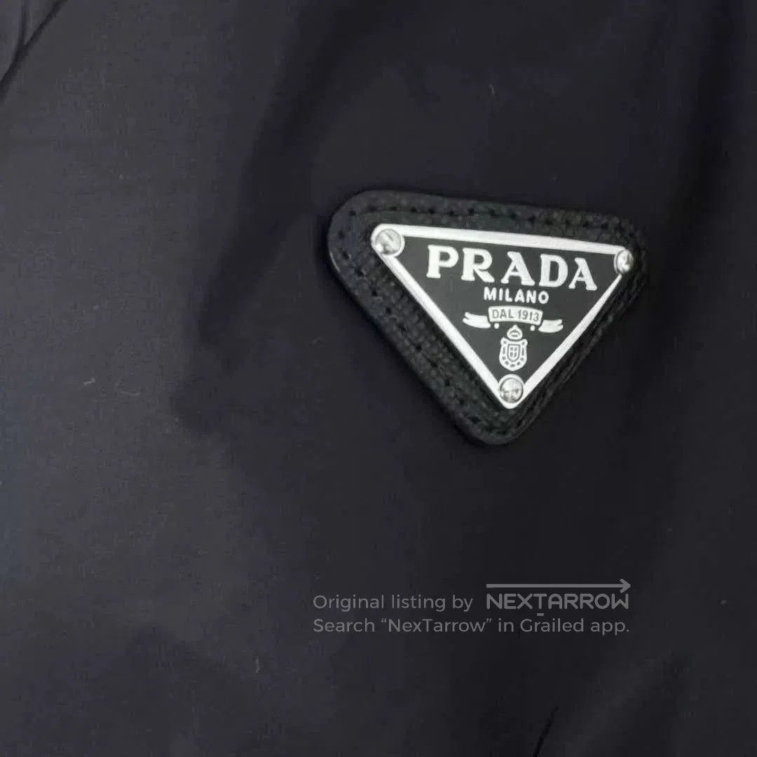 Prada prada black hooded zip-up cotton jacket. Size US M / EU 48-50 / 2 - 4 Thumbnail
