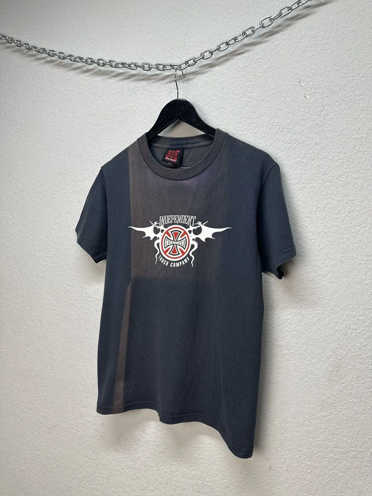 Independent Truck Co. Vintage Independent Faded VTG Distressed No Fear Work Wear Size US M / EU 48-50 / 2 - 2 Thumbnail