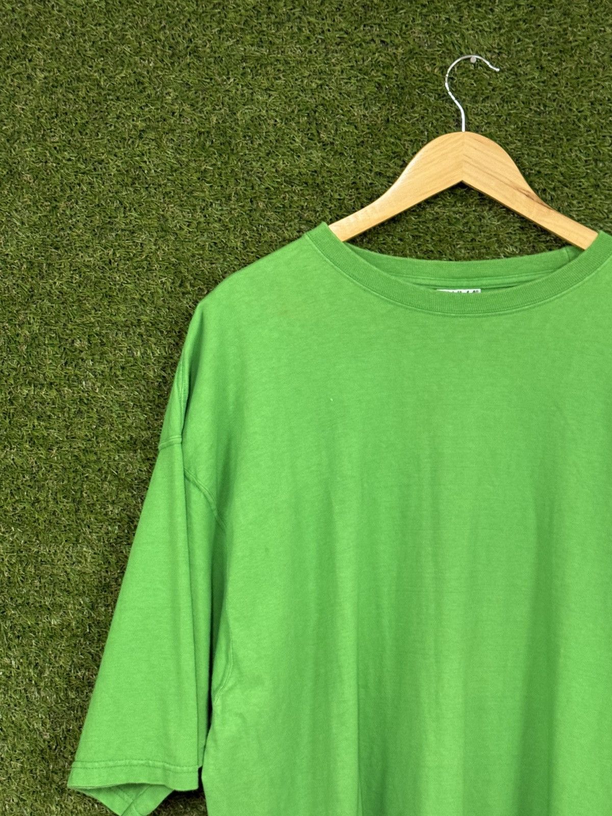 Vintage BLANK Pluma Green Oversized Boxed Boxy Heavyweight Tee 2XL Size US XXL / EU 58 / 5 - 3 Thumbnail