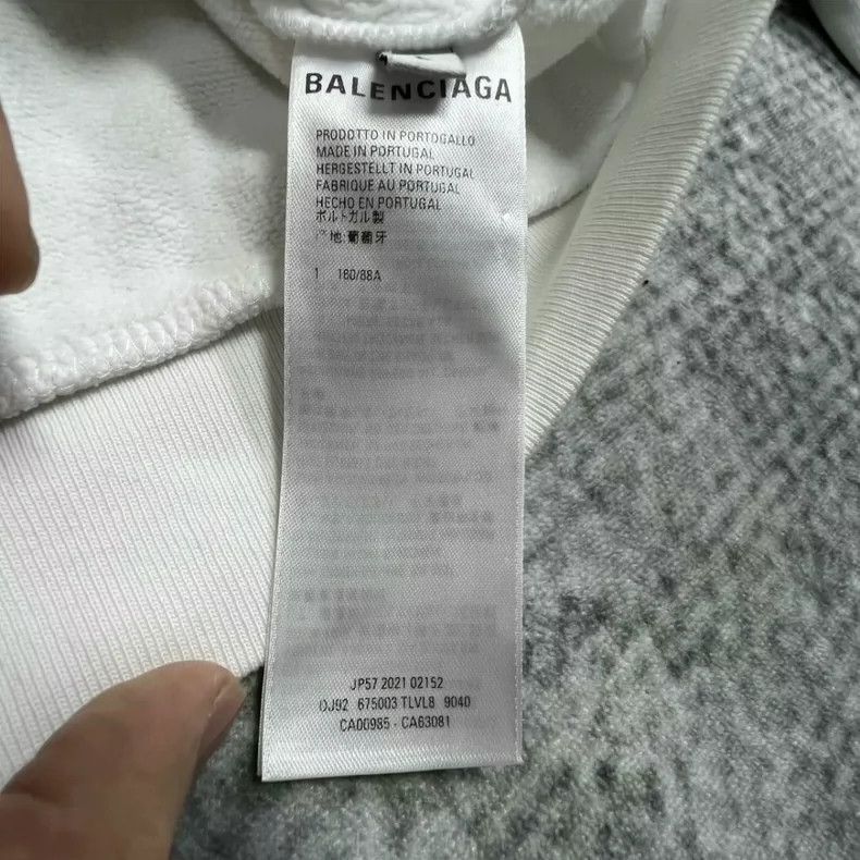 Balenciaga Balenciaga Sweatshirt White Size US S / EU 44-46 / 1 - 7 Thumbnail