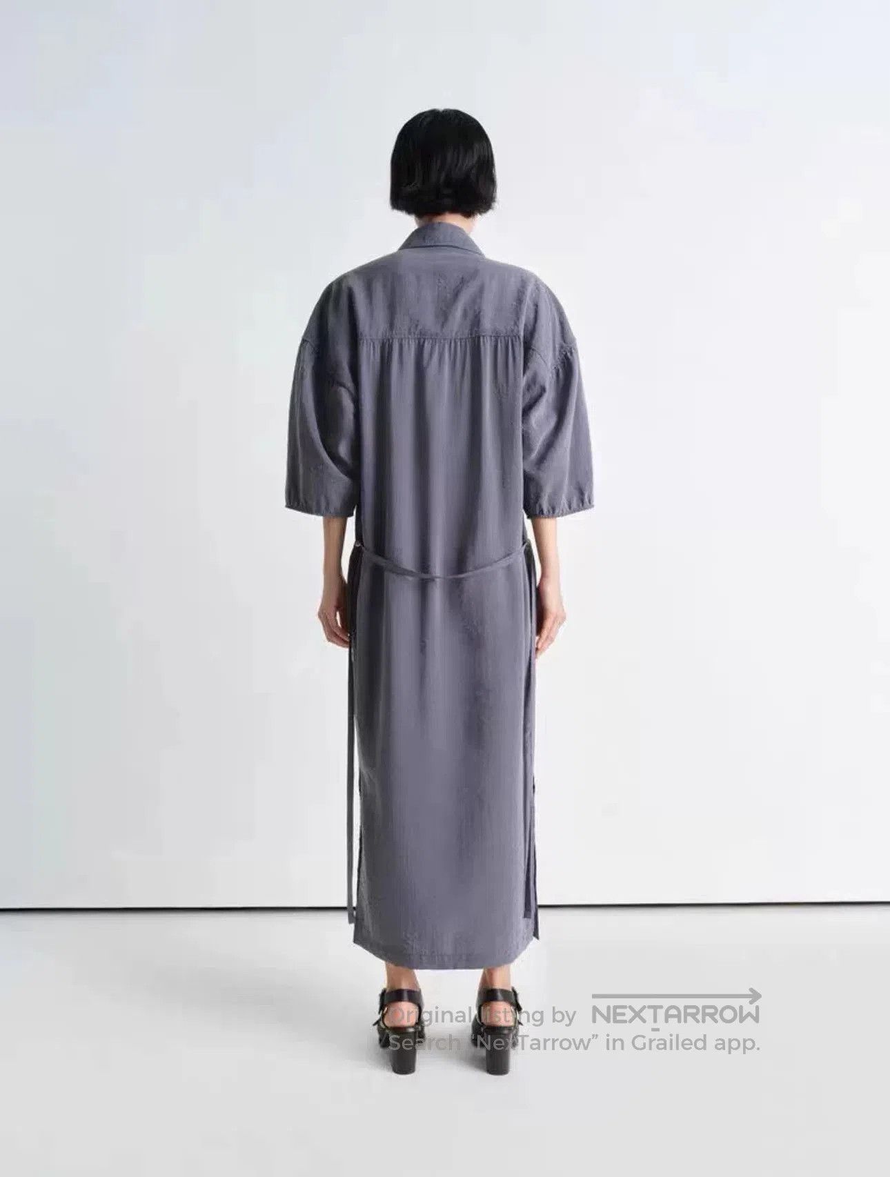 Lemaire Lemaire S/S 2025 Asymmetric Belt Shirt Dress. Size S / US 4 / IT 40 - 3 Thumbnail