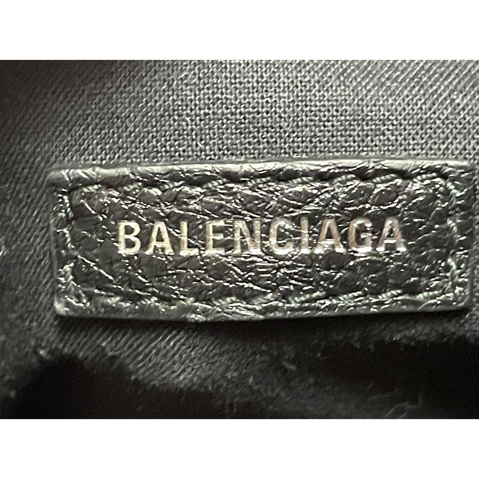 Balenciaga Balenciaga Shopping Tote Leather Black Size ONE SIZE - 4 Thumbnail