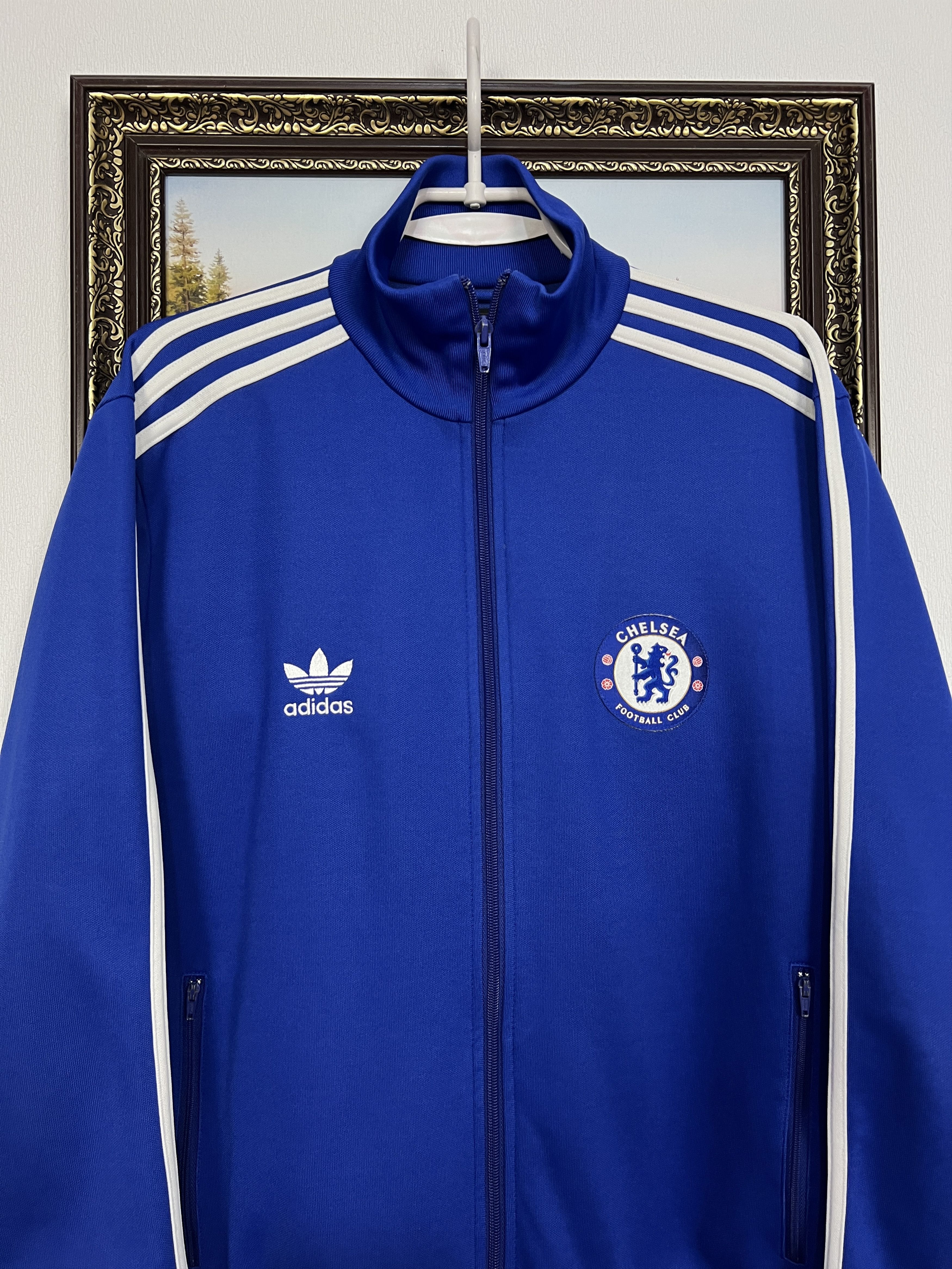 Adidas Vintage Originals Chelsea Football Jacket Soccer Track Top Size US M / EU 48-50 / 2 - 2 Thumbnail