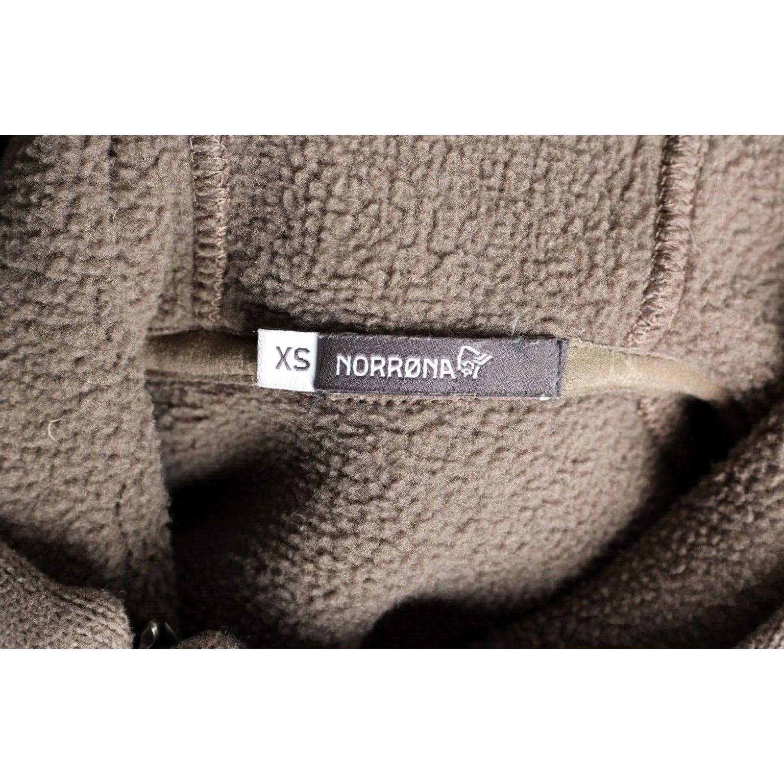Vintage NORRONA Roldal Thermal Pro Hoodie Women XS Pullover Fleece Hooded 100% Polyester Brown Logo Activewear Vintage: No Size XS / US 0-2 / IT 36-38 - 6 Thumbnail