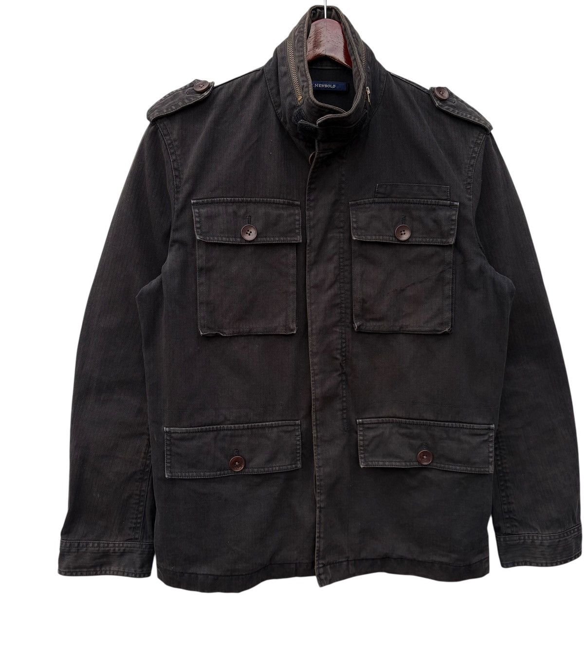 R.Newbold Faded R Newbold Paul Smith Tactical Military Hbt Jacket Size US S / EU 44-46 / 1 - 2 Thumbnail