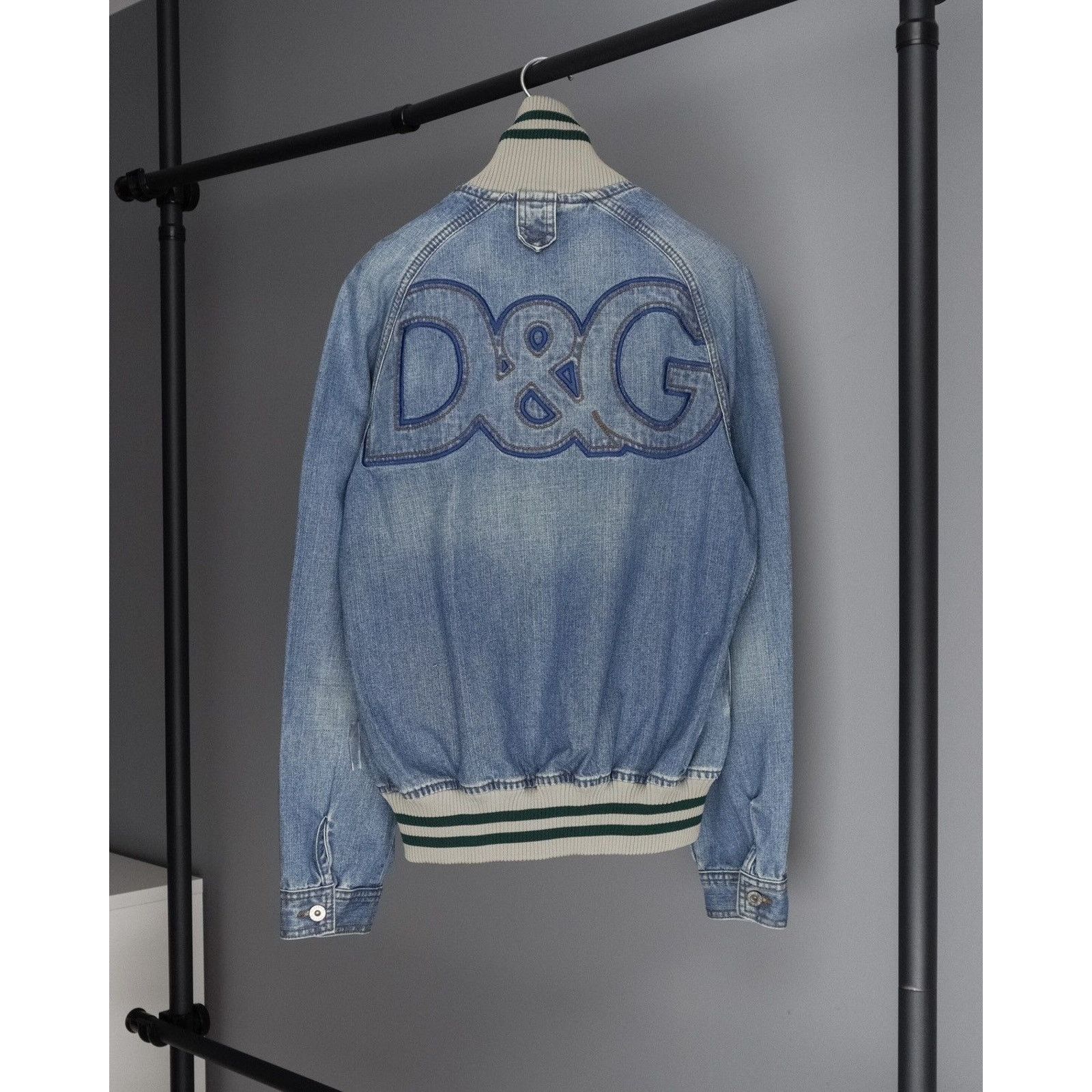Dolce & Gabbana Vintage archive dolce gabbana big back dg logo denim jacket Size US M / EU 48-50 / 2 - 8 Thumbnail