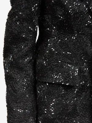 Balenciaga o1mt1gz0325 Hourglass Jacket in Black Size S / US 4 / IT 40 - 4 Thumbnail