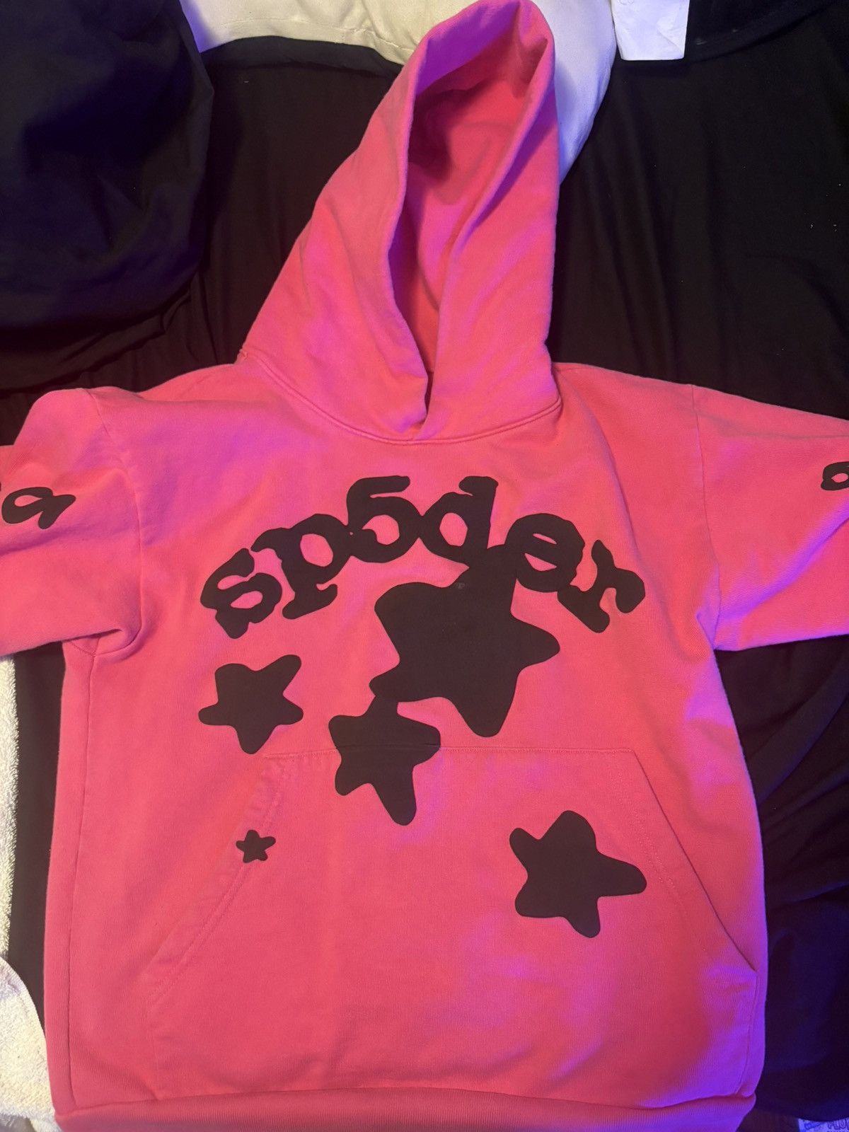 Sp5der Sp5der pink beluga hoodie Size US S / EU 44-46 / 1 - 1 Thumbnail