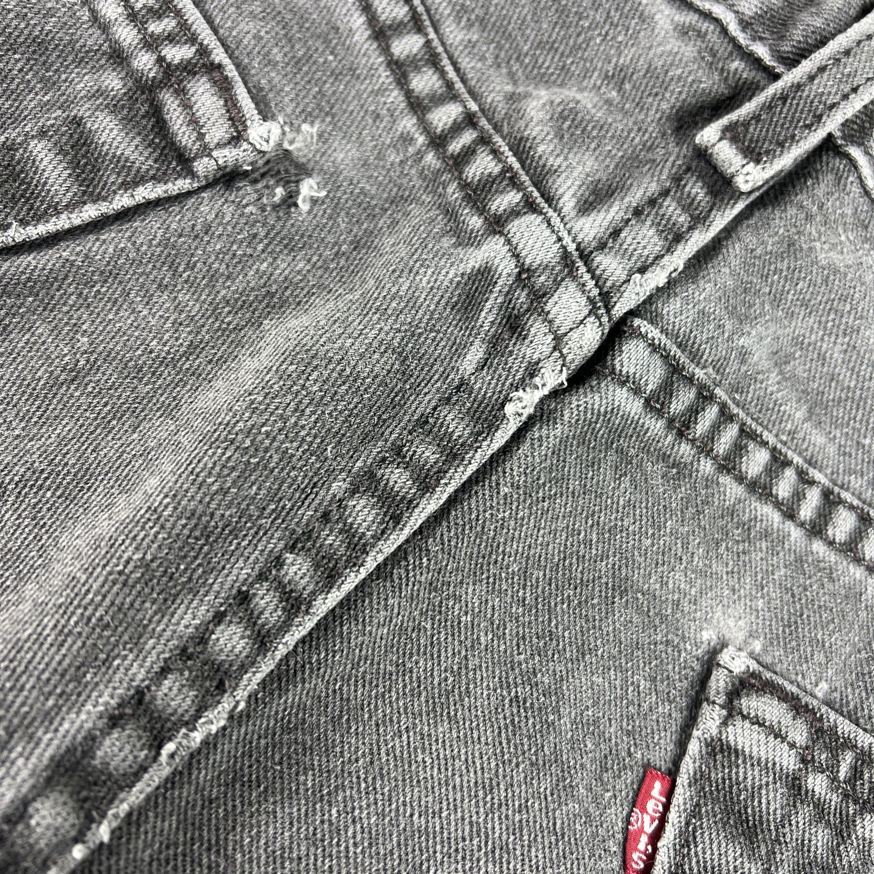Levi's × Vintage Y2K Levi's Jean Shorts 505 Faded Cut Off Cotton Denim Jorts Size US 34 / EU 50 - 2 Thumbnail